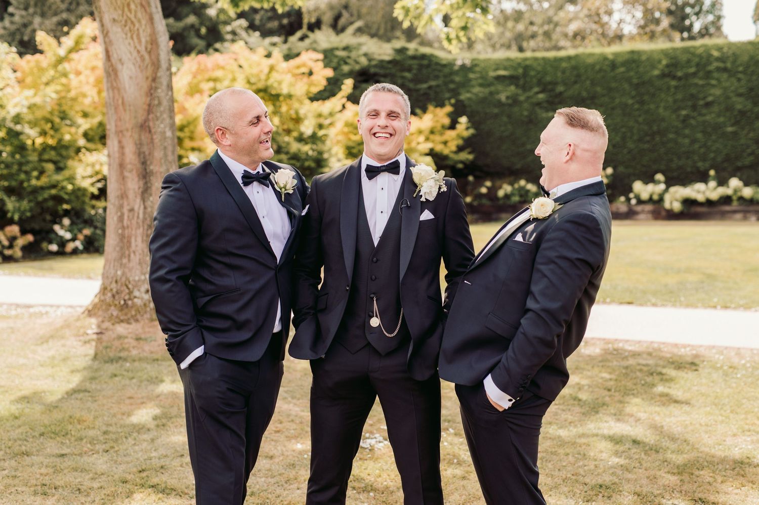 Beautiful wedding at Gaynes Park, Essex, featuring rustic barns, stunning gardens, and romantic outdoor photography in a picturesque setting
