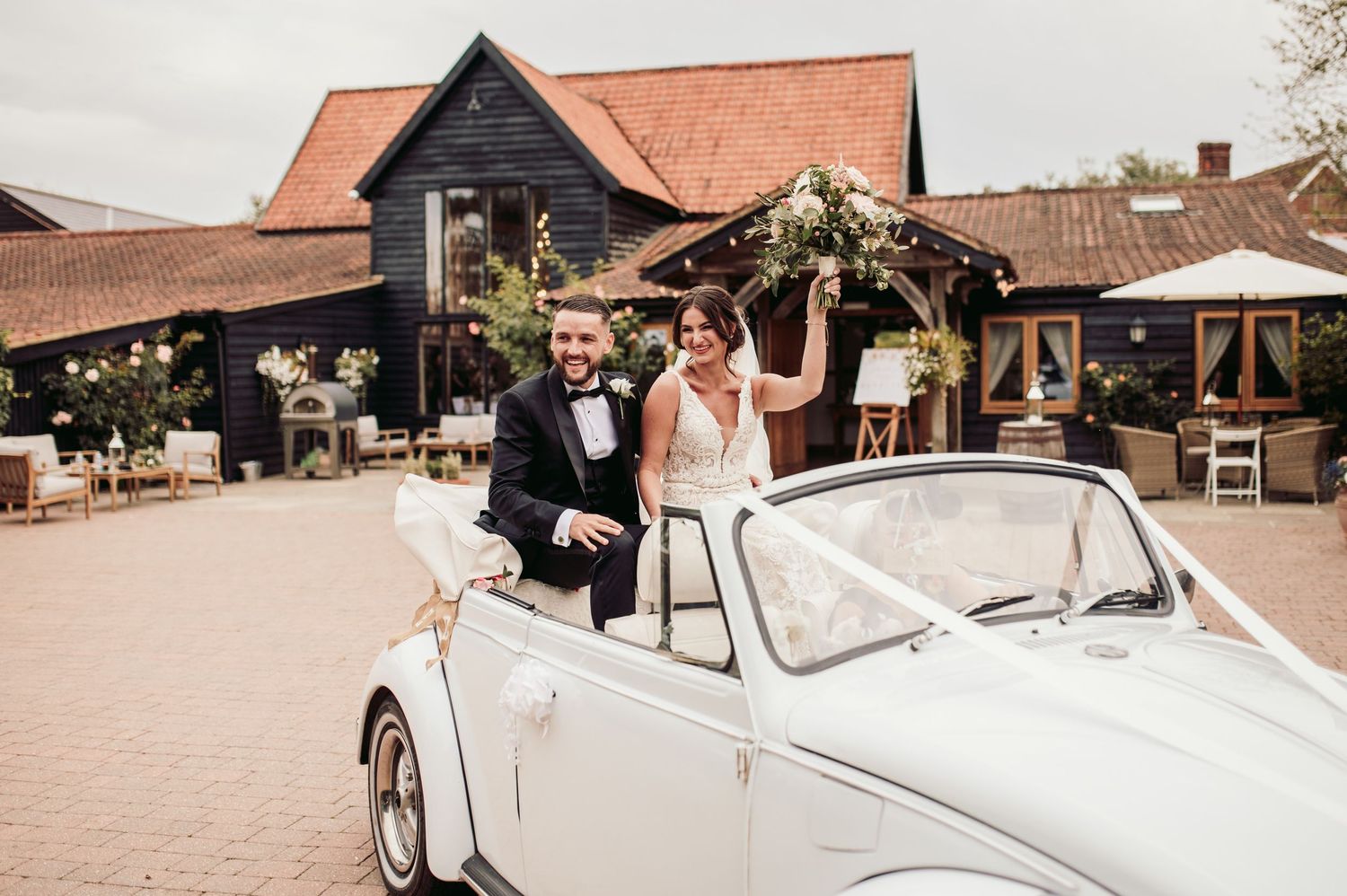 Maidens Barn blending rustic charm and luxury Rustic wedding venue in Essex countrysideSummer weddings at Maidens Barn Essex barn wedding