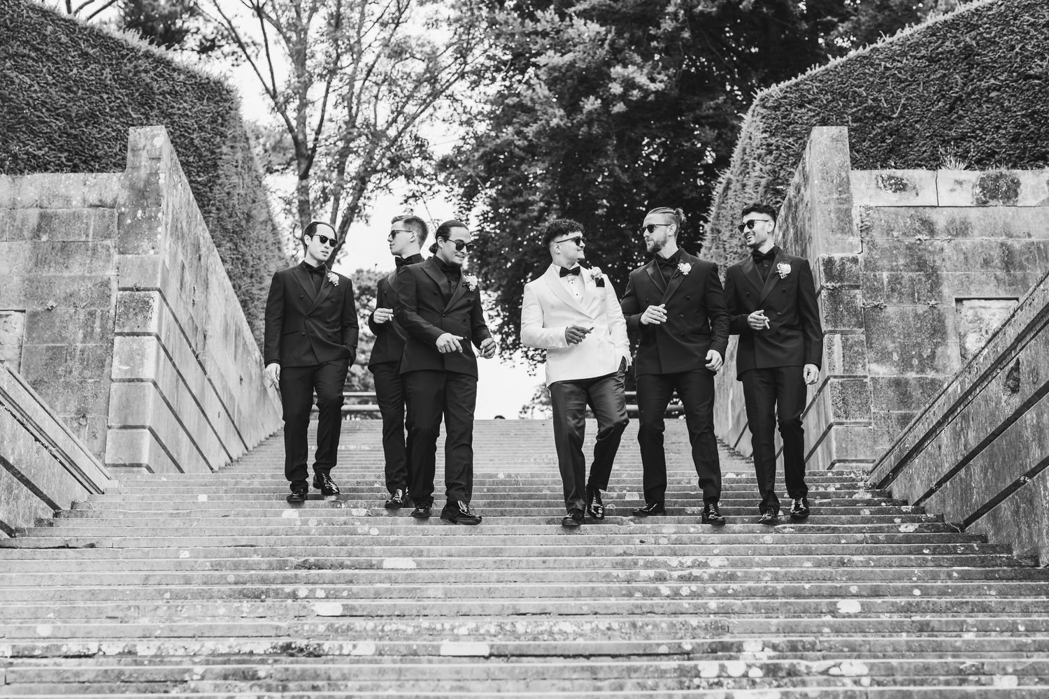 Port Lympne Wedding Photographer capturing romantic moments amidst the stunning wildlife and scenic beauty of Port Lympne Wild Animal Park