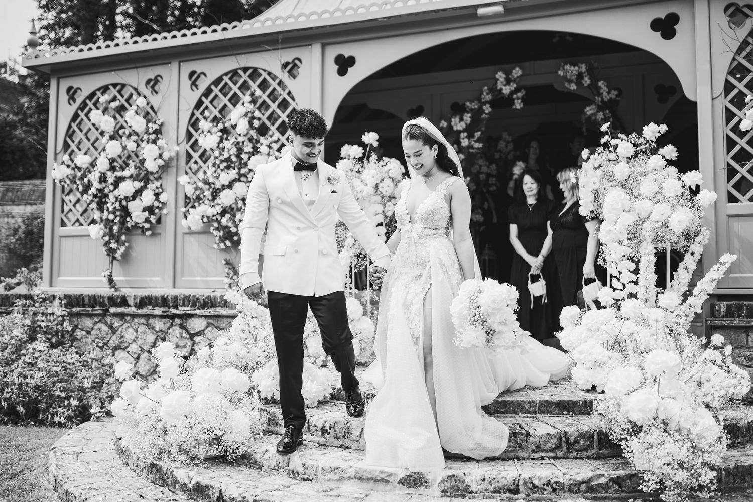 Port Lympne Wedding Photographer capturing romantic moments amidst the stunning wildlife and scenic beauty of Port Lympne Wild Animal Park