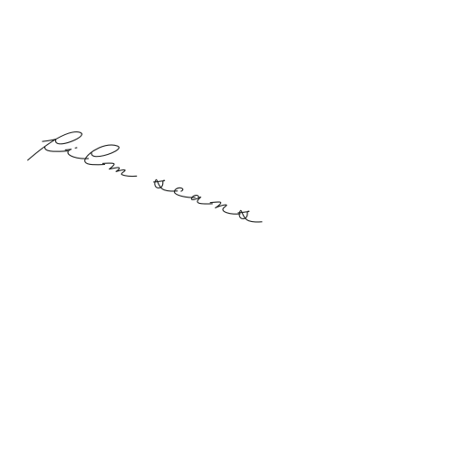 Handwritten cursive text on white background showing elegant signature.