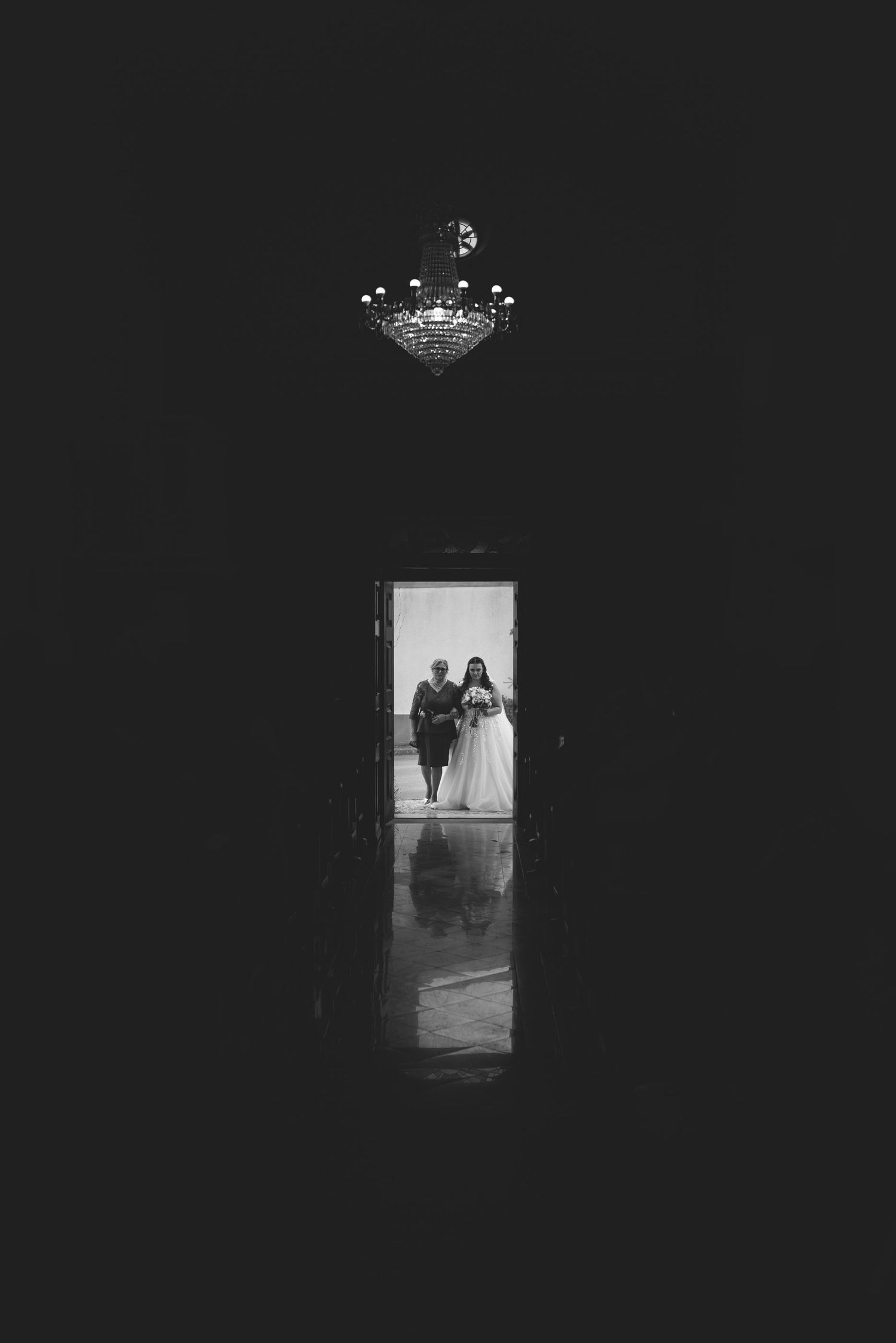 Bride entering the ceremony, Portugal