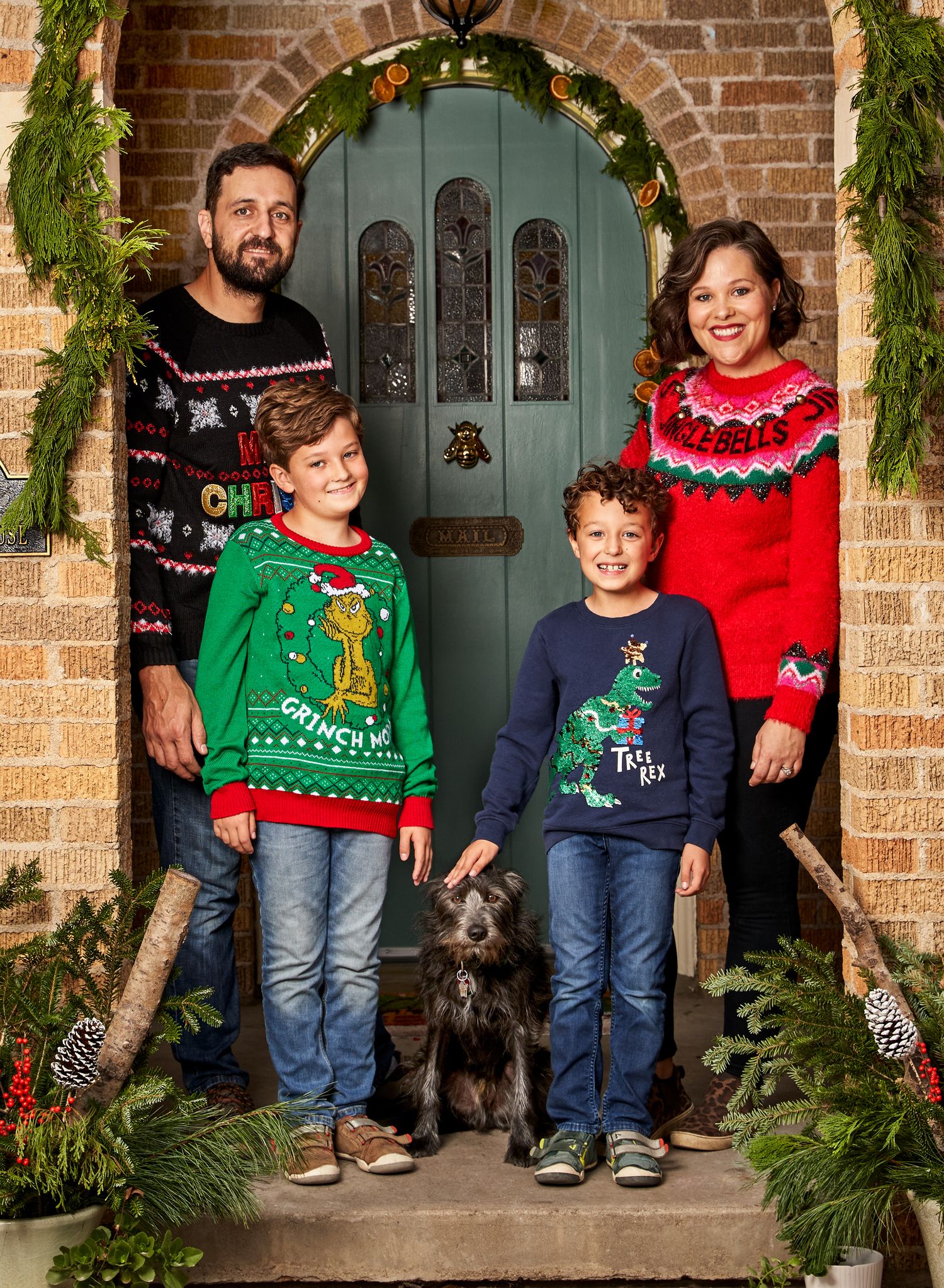 Christmas card portraits Georgetown Texas