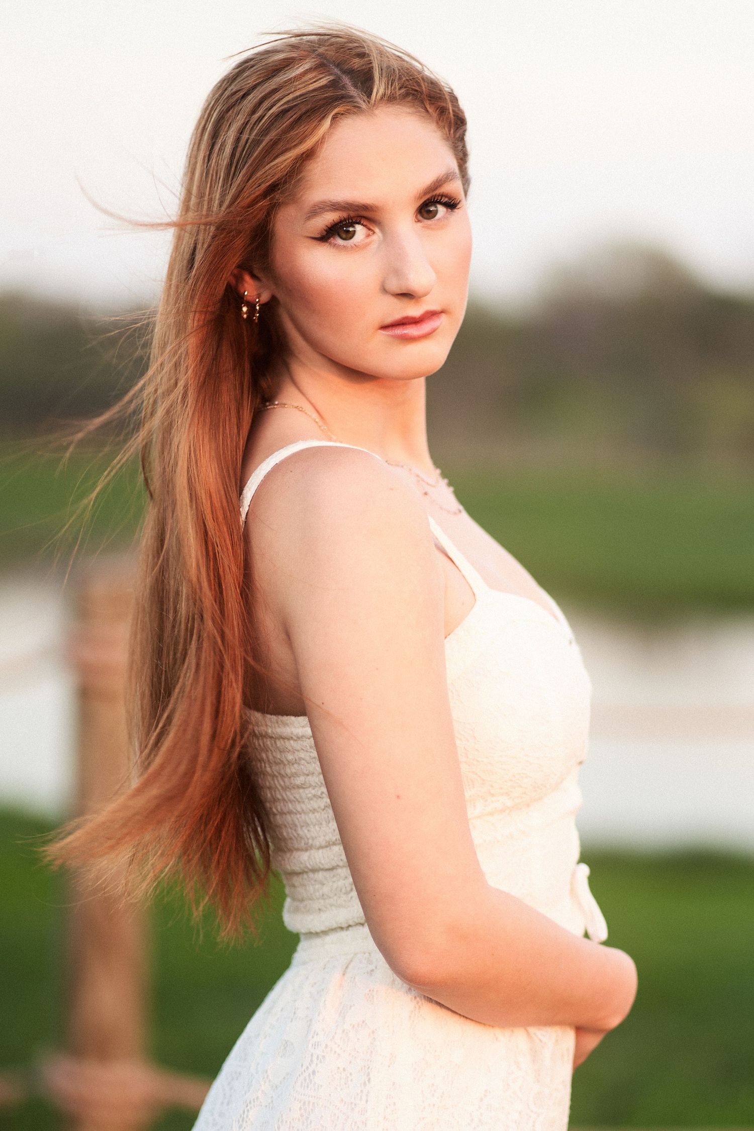 Sunset senior girl session