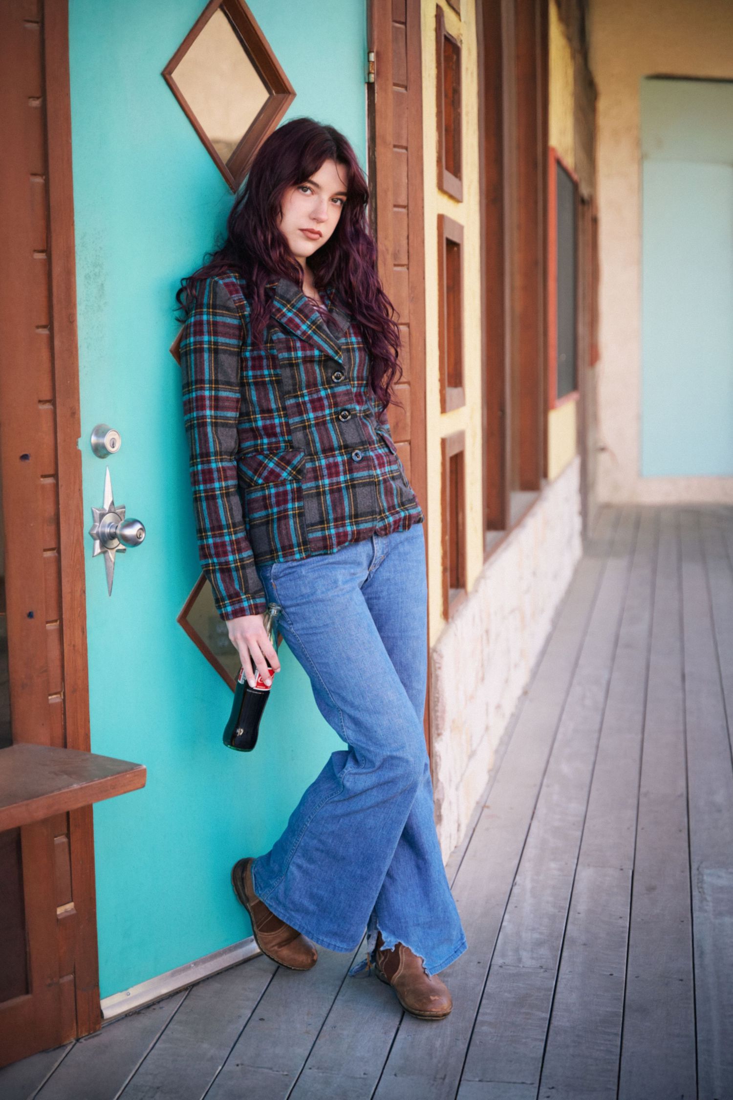 Senior girl Oasis Lake Travis
