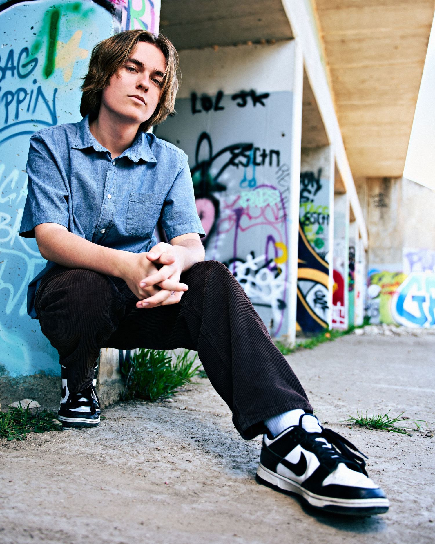 Grafitti session for senior Austin Texas