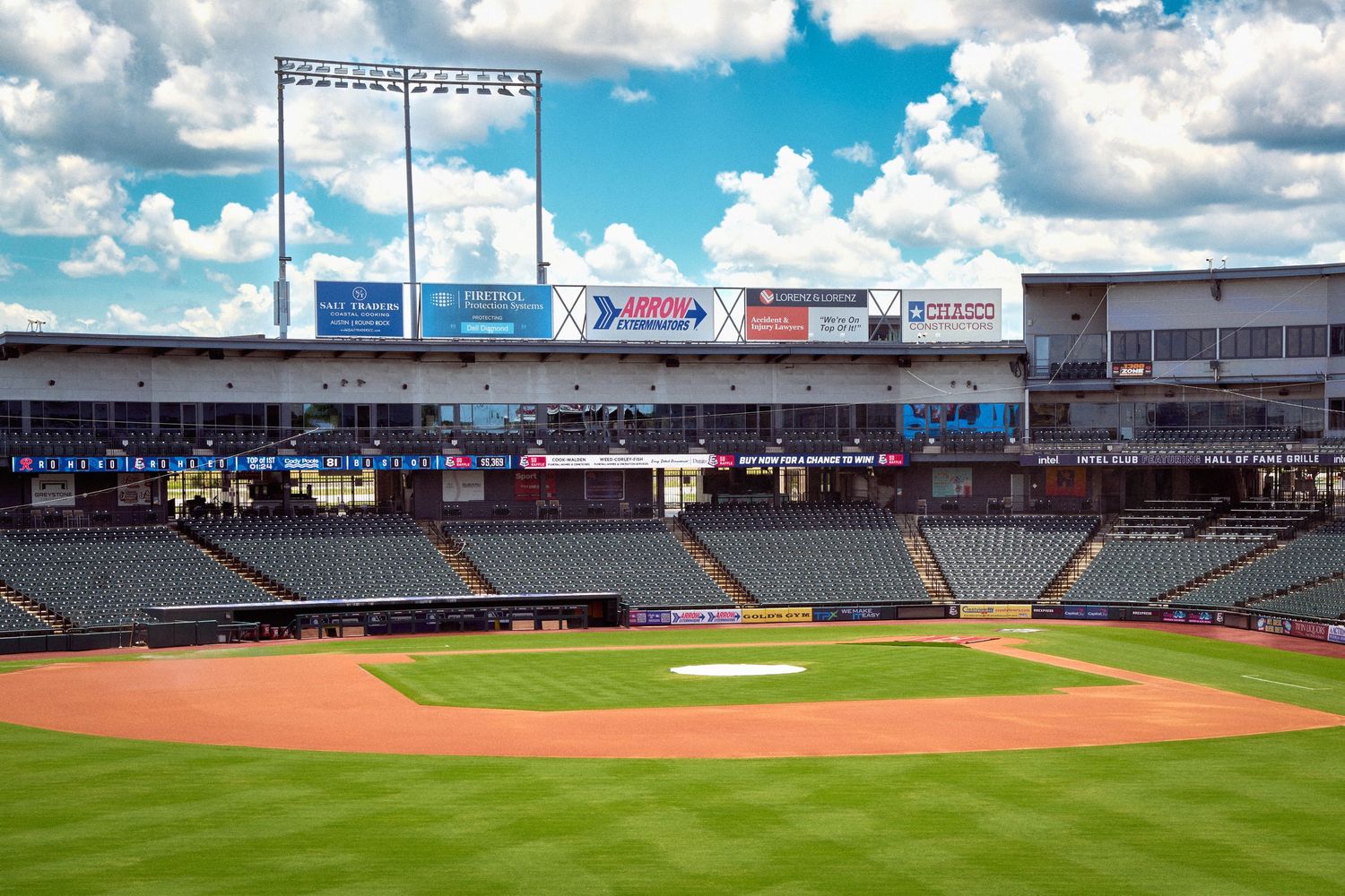 Round Rock, Texas architecture  photography Dell Diamond
