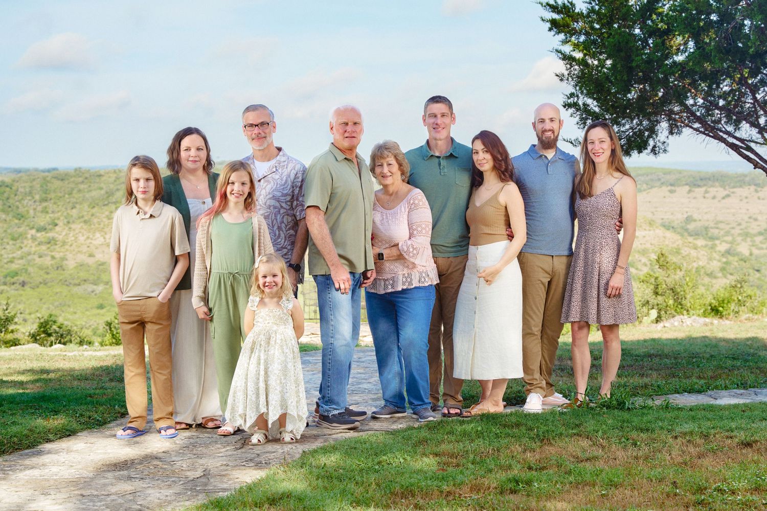 Extended Family portraits in San Marcos Texas