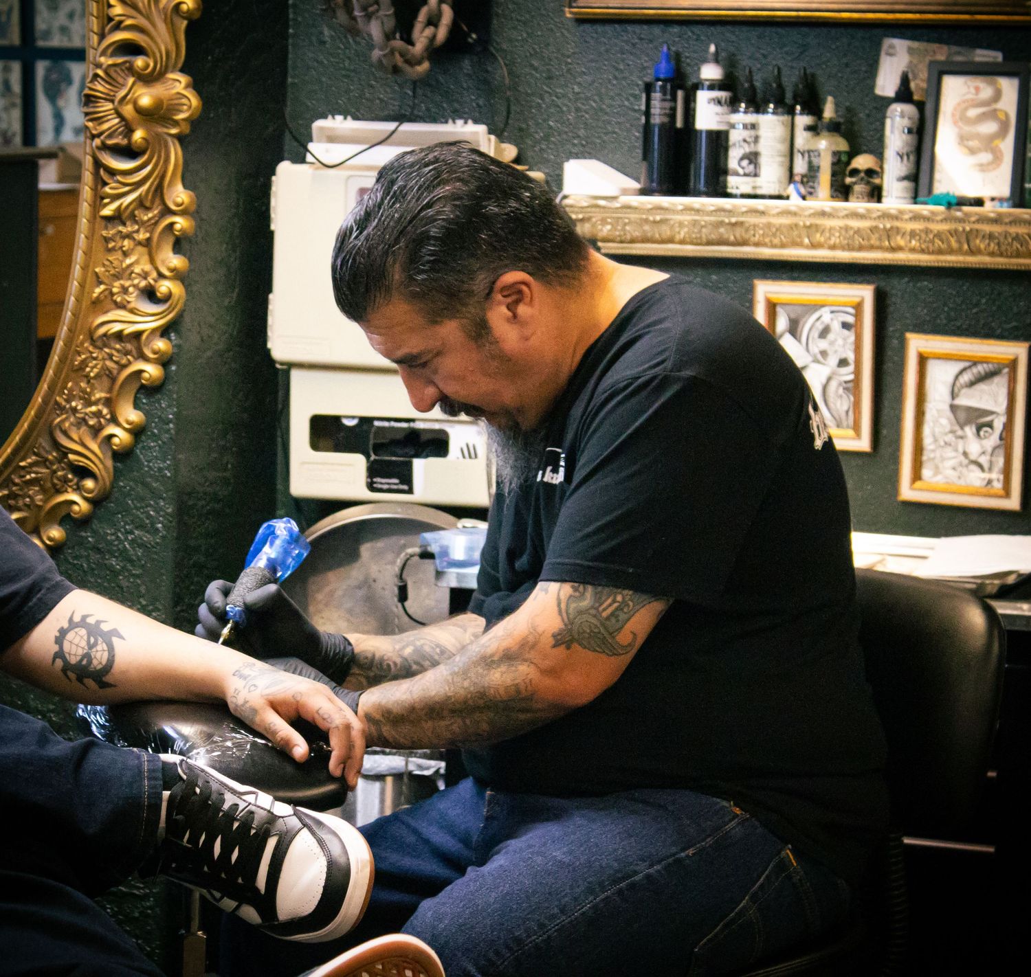 Jake's tattoo business photography