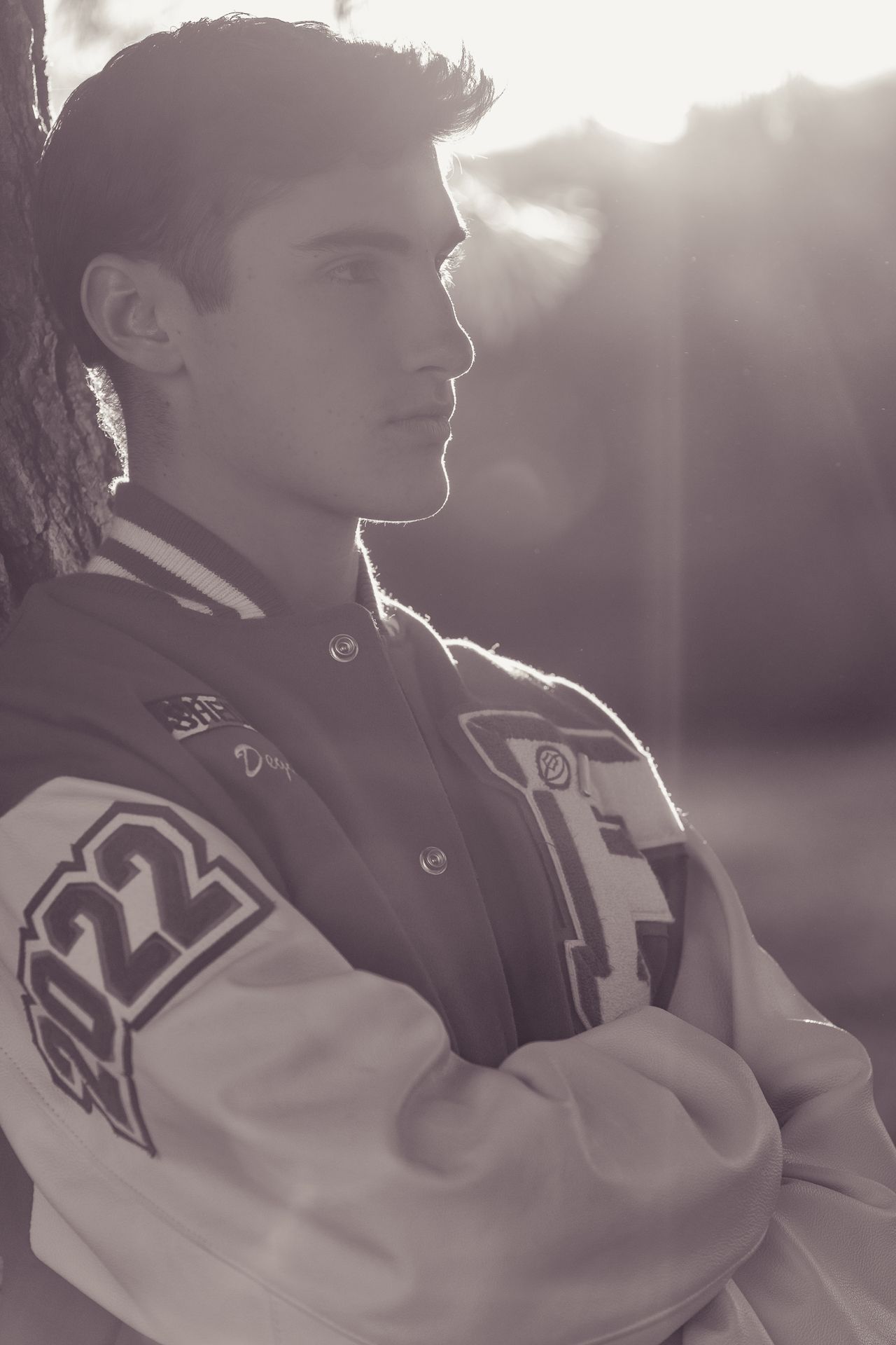 High school senior portrait session in Bonsall CA outdoor location photographed by North County San Diego photographer