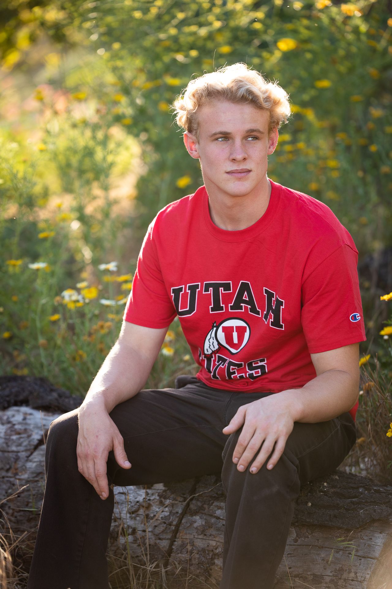High school senior studio portrait in Bonsall CA graduation photography session