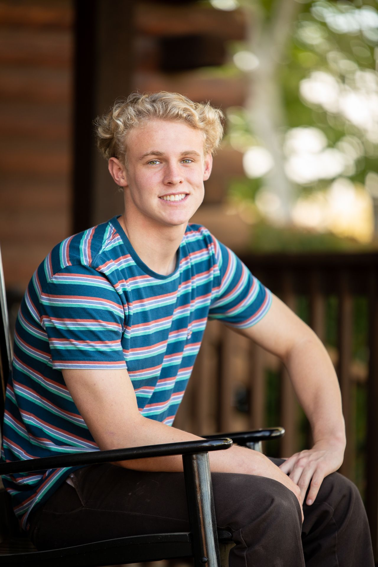 High school senior portrait session in Bonsall CA outdoor location photographed by North County San Diego photographer