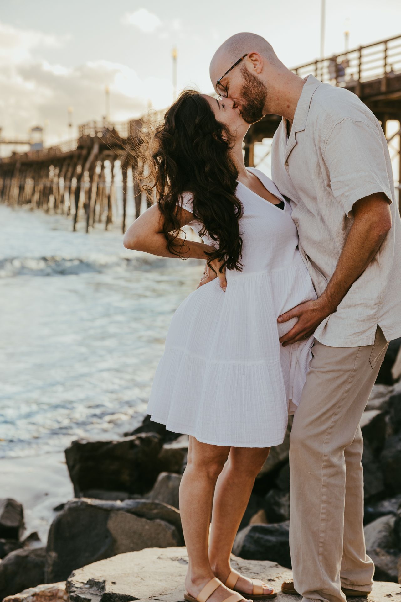 Outdoor maternity photography in Fallbrook CA capturing pregnancy and motherhood