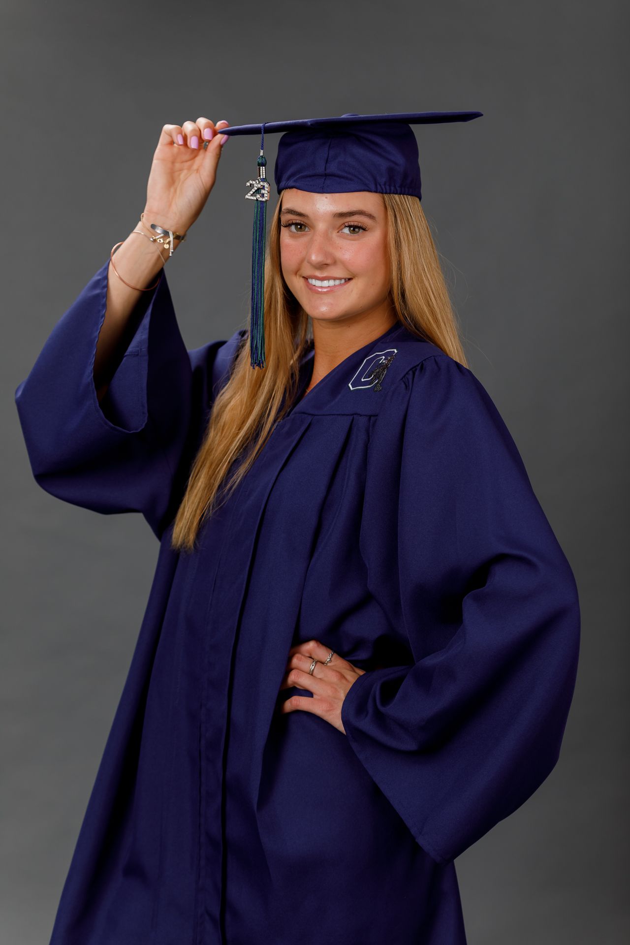 Studio senior portrait in Bonsall CA for graduating high school student in North County San Diego