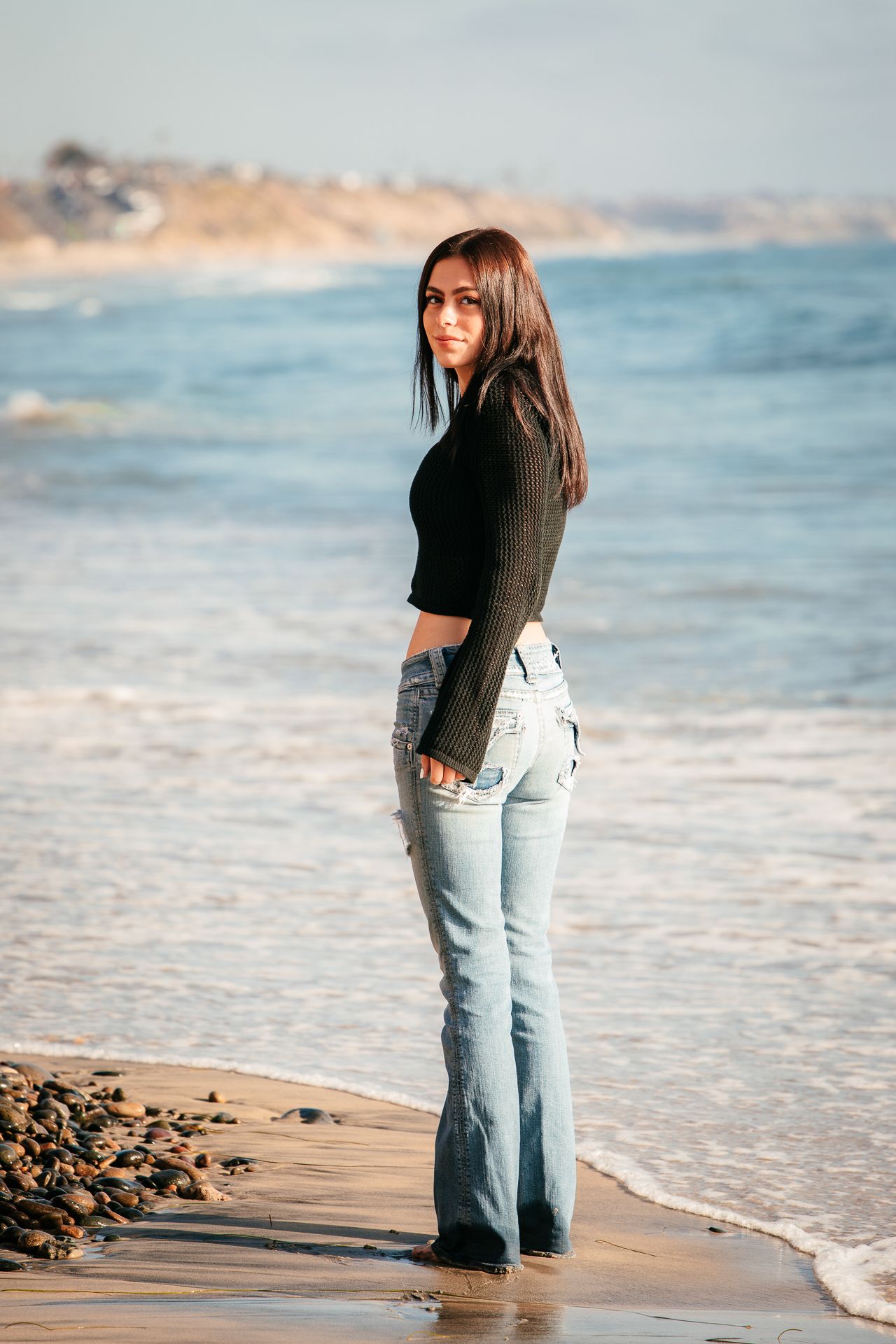Outdoor senior portrait session in Oceanside CA captured by North County San Diego senior photographer