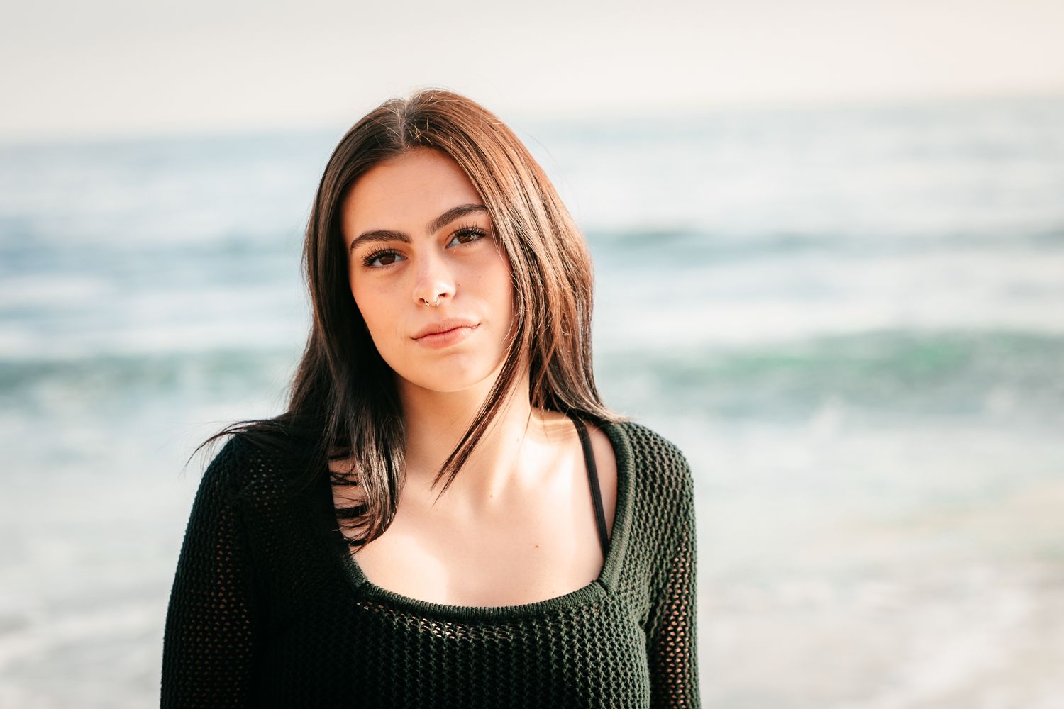 Outdoor senior portrait session in Oceanside CA captured by North County San Diego senior photographer