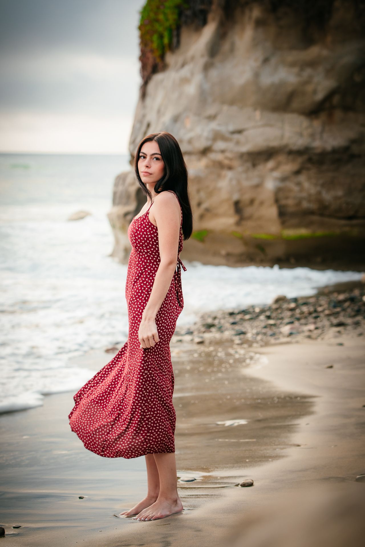 Outdoor senior portrait session in Oceaside CA captured by North County San Diego senior photographer