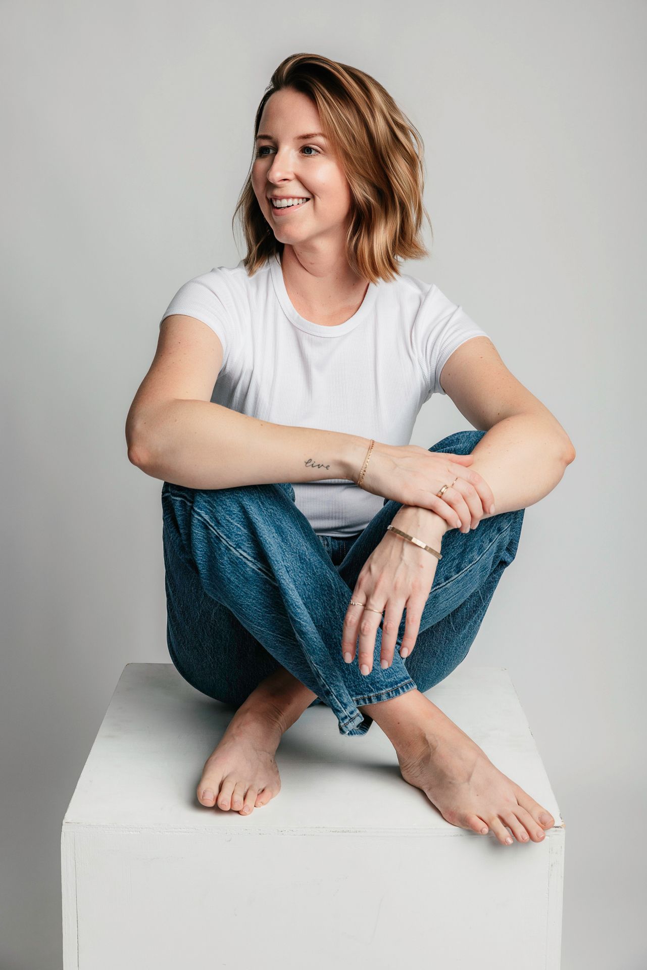 Studio branding headshot in Vista CA for business owner