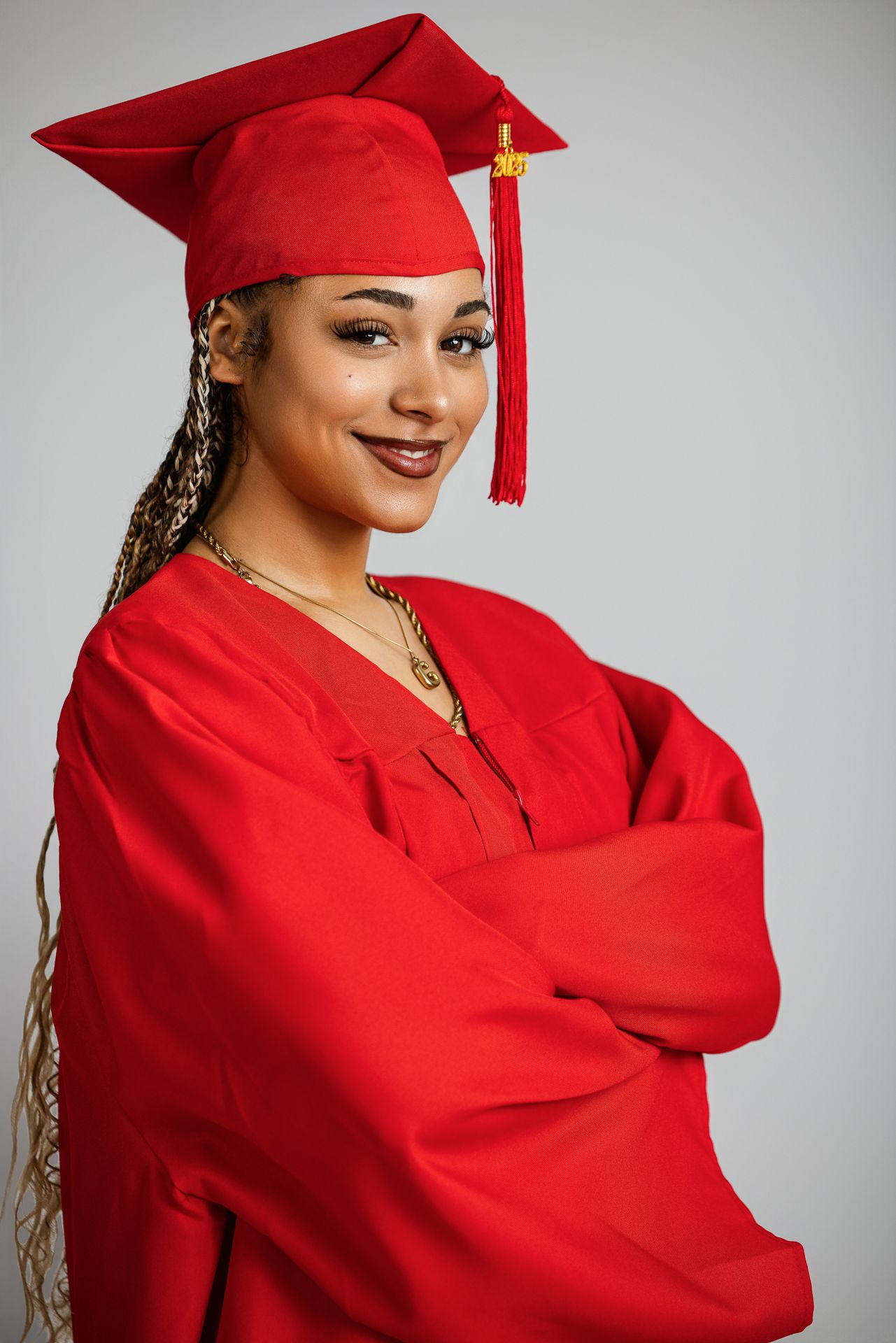 High school senior studio portrait in Bonsall CA graduation photography session