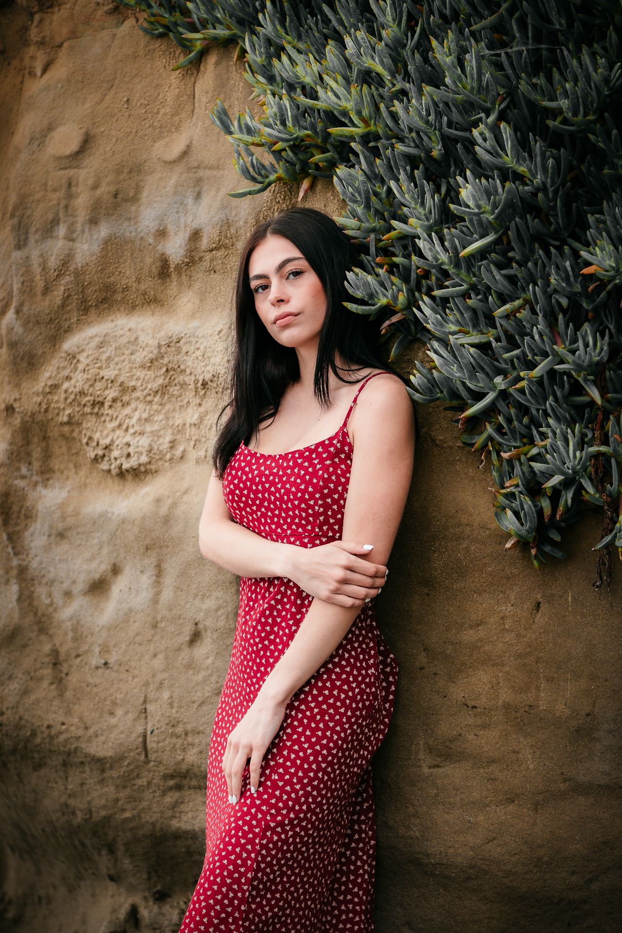 Beach high school senior photography session in Carlsbad, for high school graduation portraits.