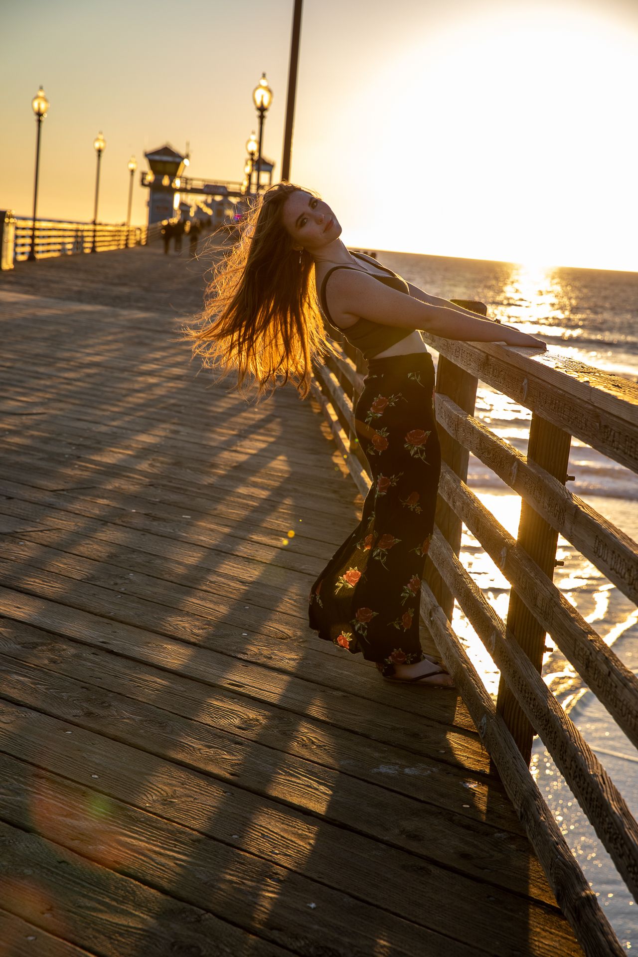 Beach senior photography session in Vista CA for high school graduation portraits