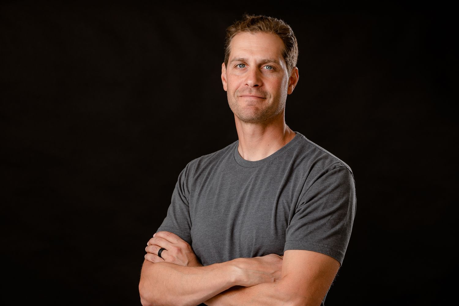 Corporate headshot session in Fallbrook CA studio