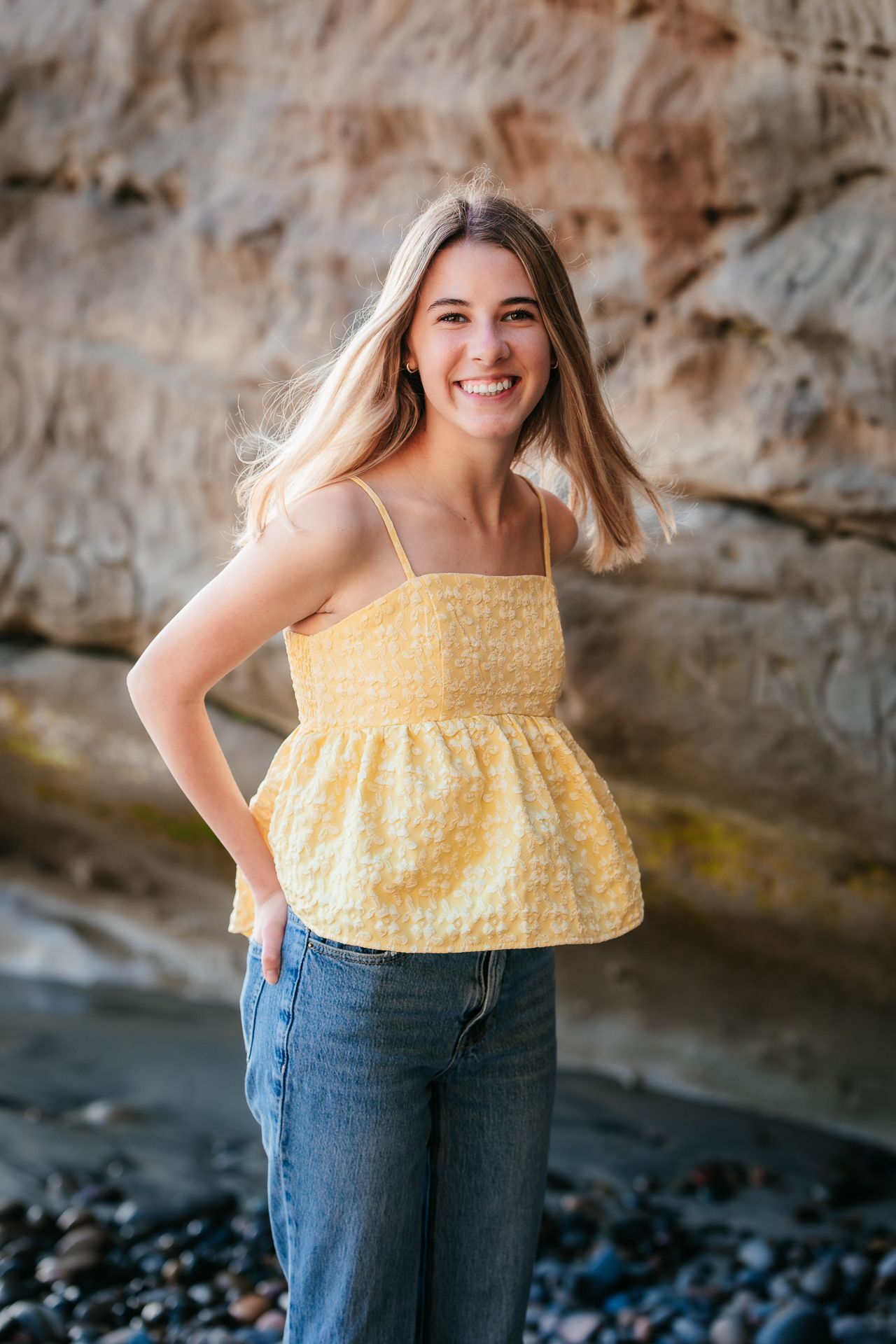 Outdoor senior portrait session in Oceanside CA captured by North County San Diego senior photographer
