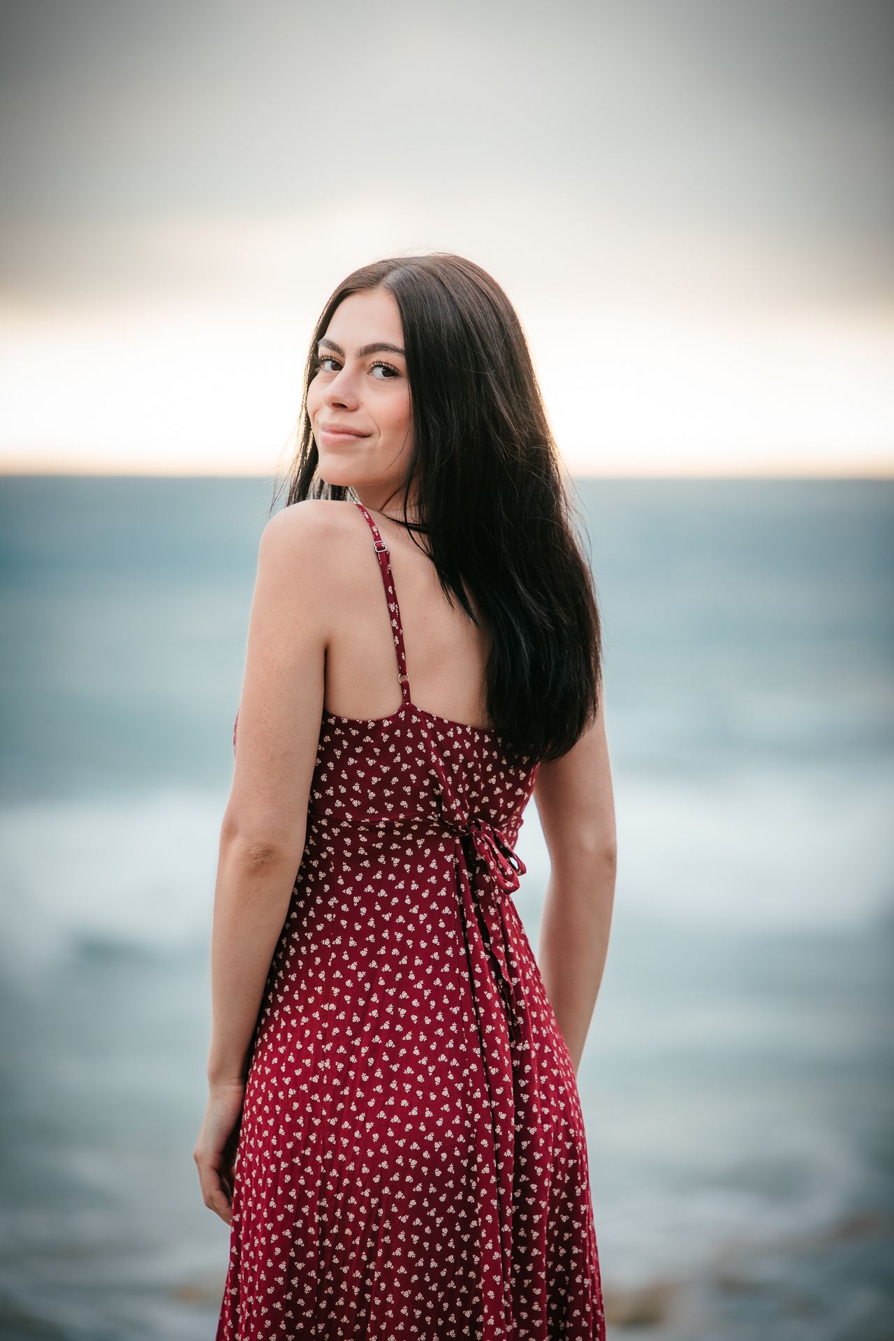 Beach senior photography session in Vista CA for high school graduation portraits