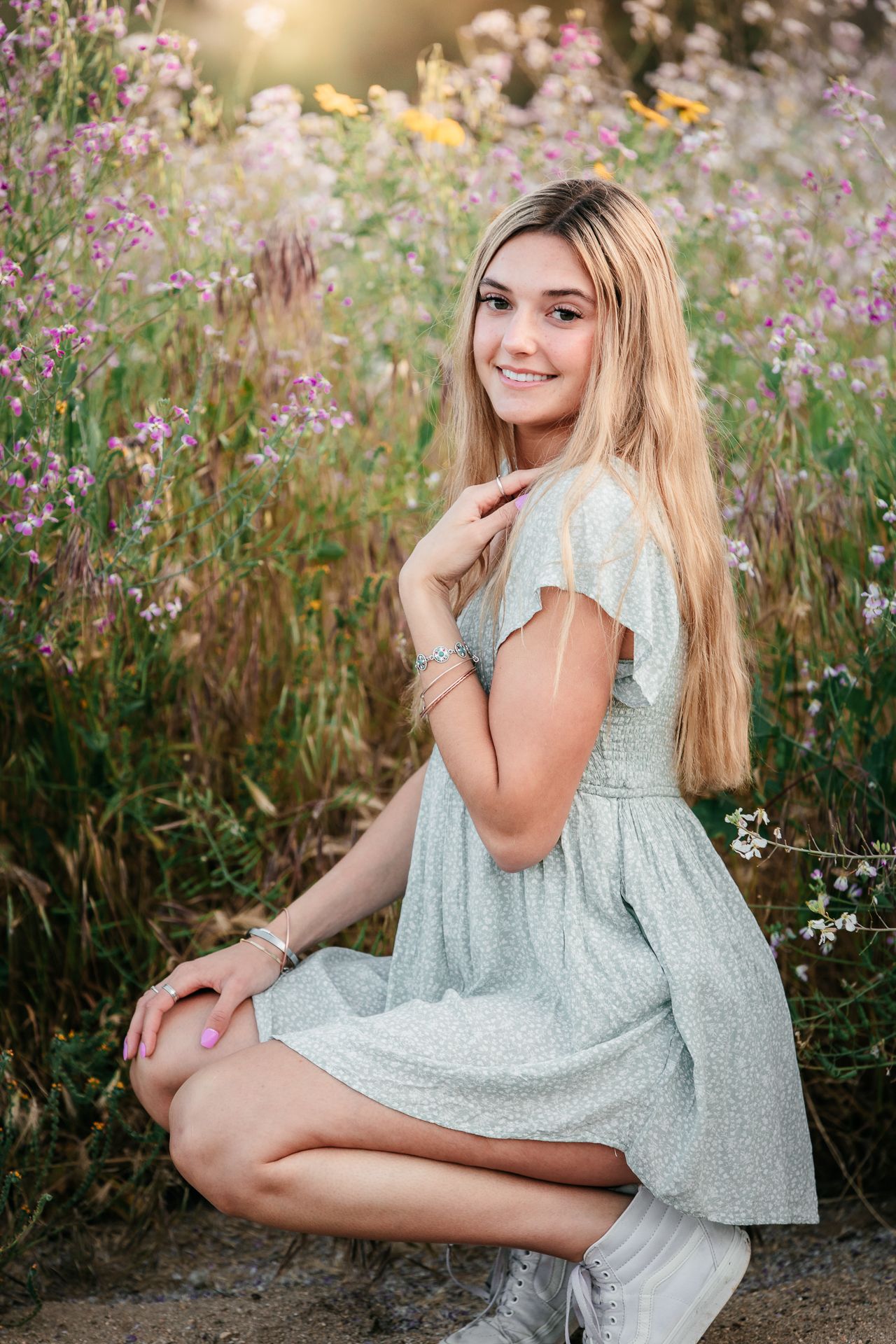 High school senior portrait session in Bonsall CA outdoor location photographed by North County San Diego photographer