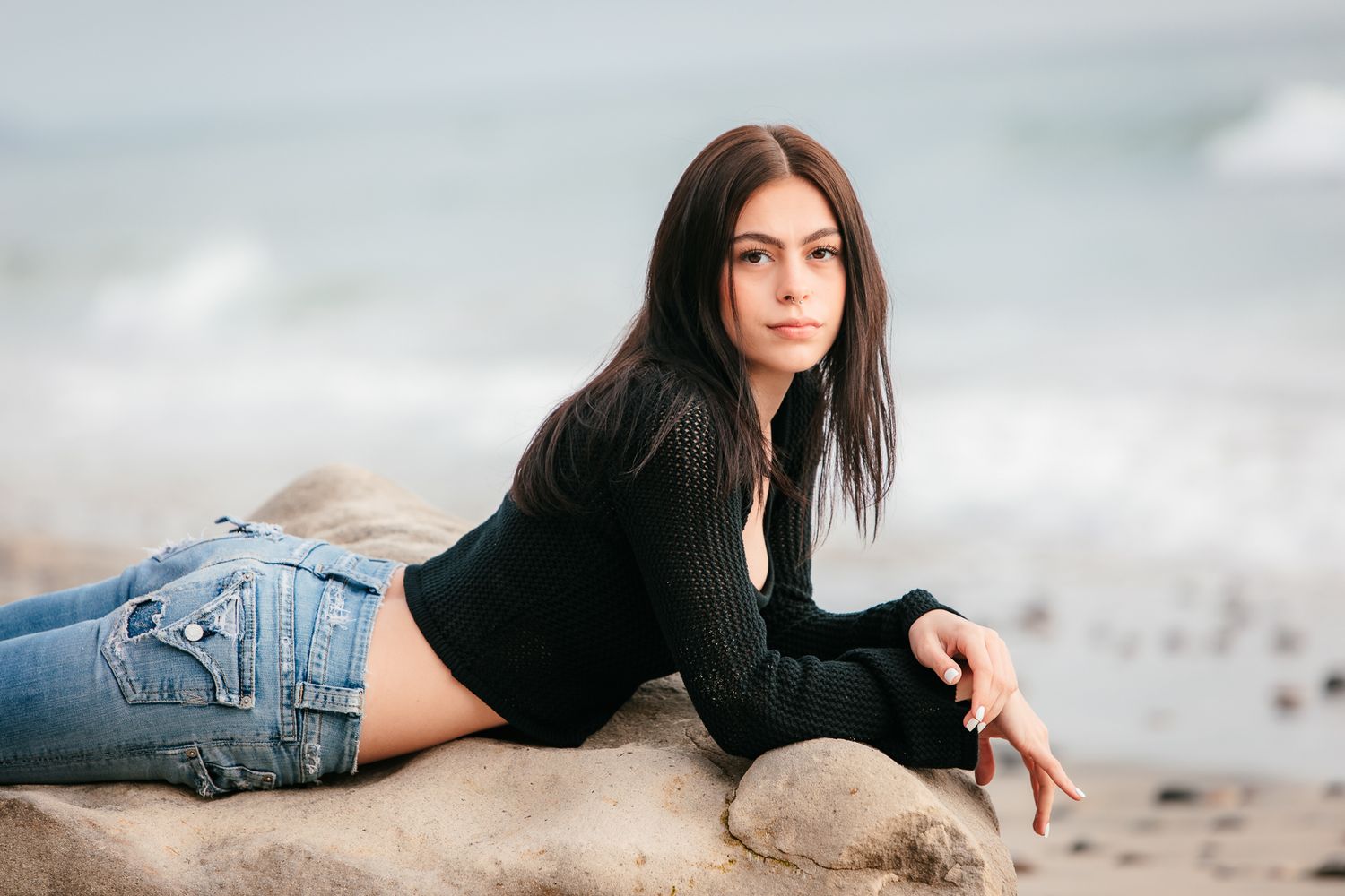 Outdoor senior portrait session in Oceanside CA captured by North County San Diego senior photographer