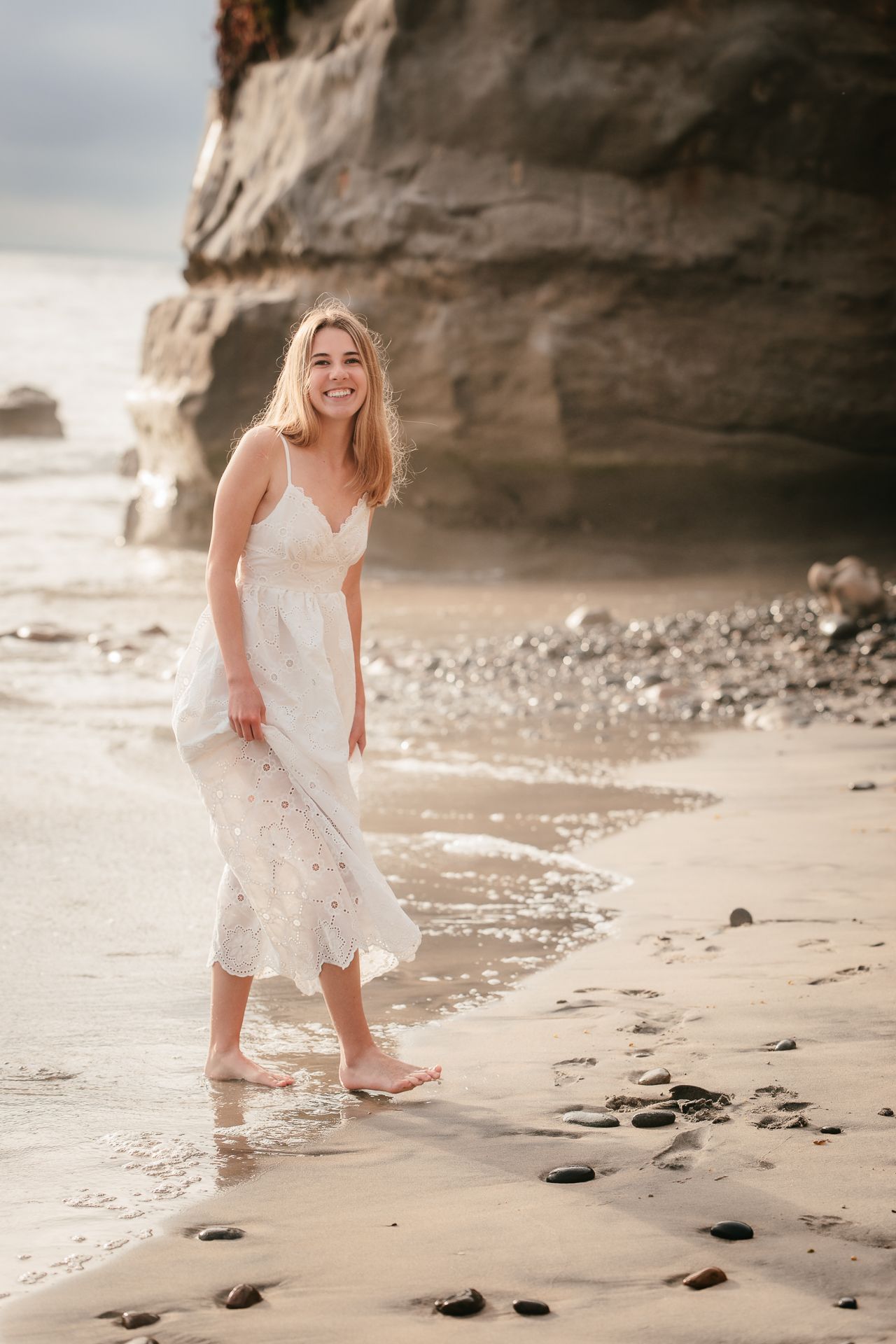 Outdoor senior portrait session in Oceaside CA captured by North County San Diego senior photographer
