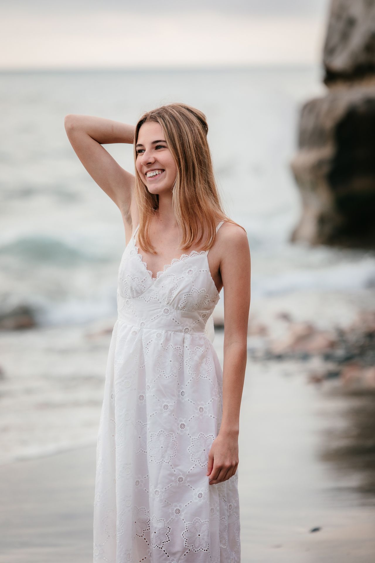 Outdoor senior portrait session in Oceanside CA captured by North County San Diego senior photographer