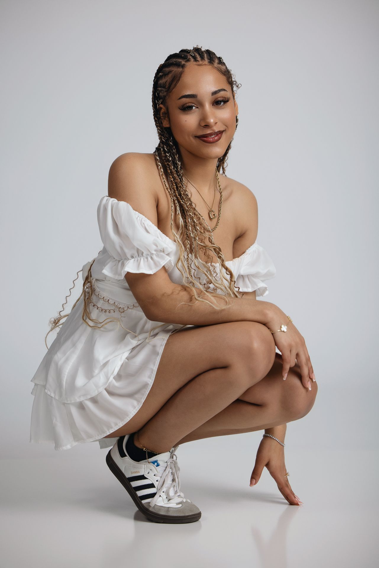 High school senior studio portrait in Bonsall CA graduation photography session