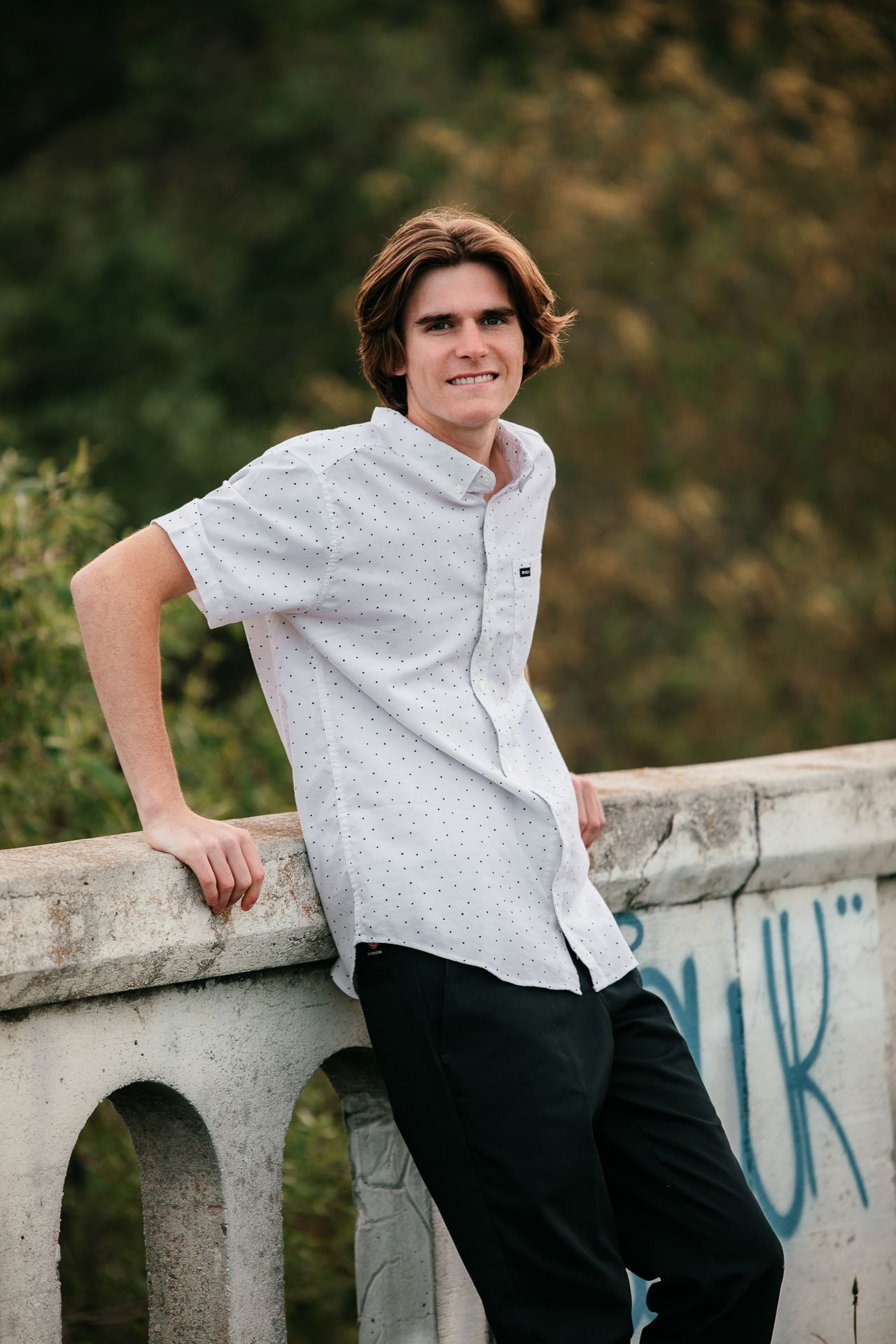High school senior studio portrait in Bonsall CA graduation photography session