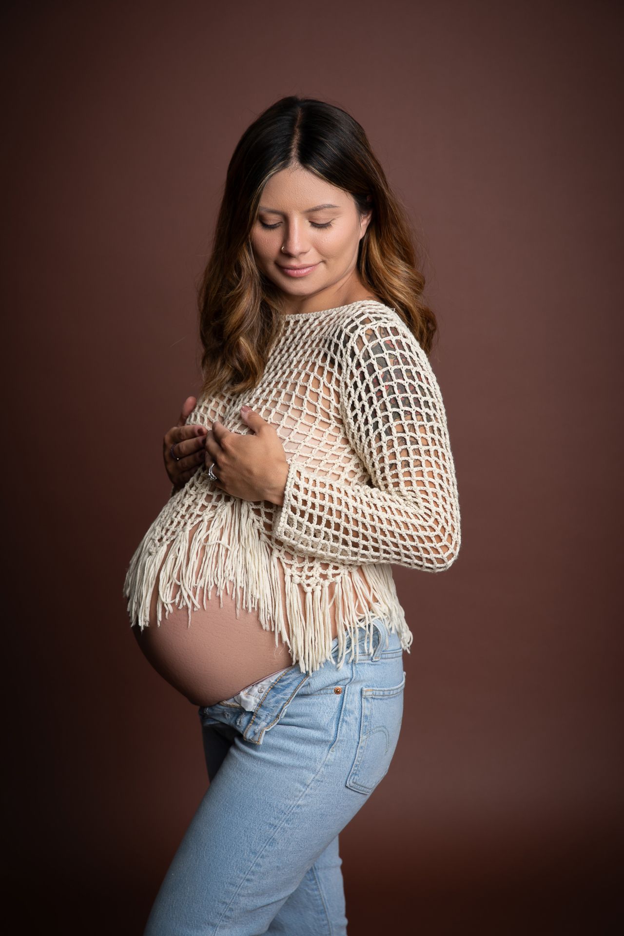 Professional maternity photography in Bonsall CA capturing motherhood before baby arrives