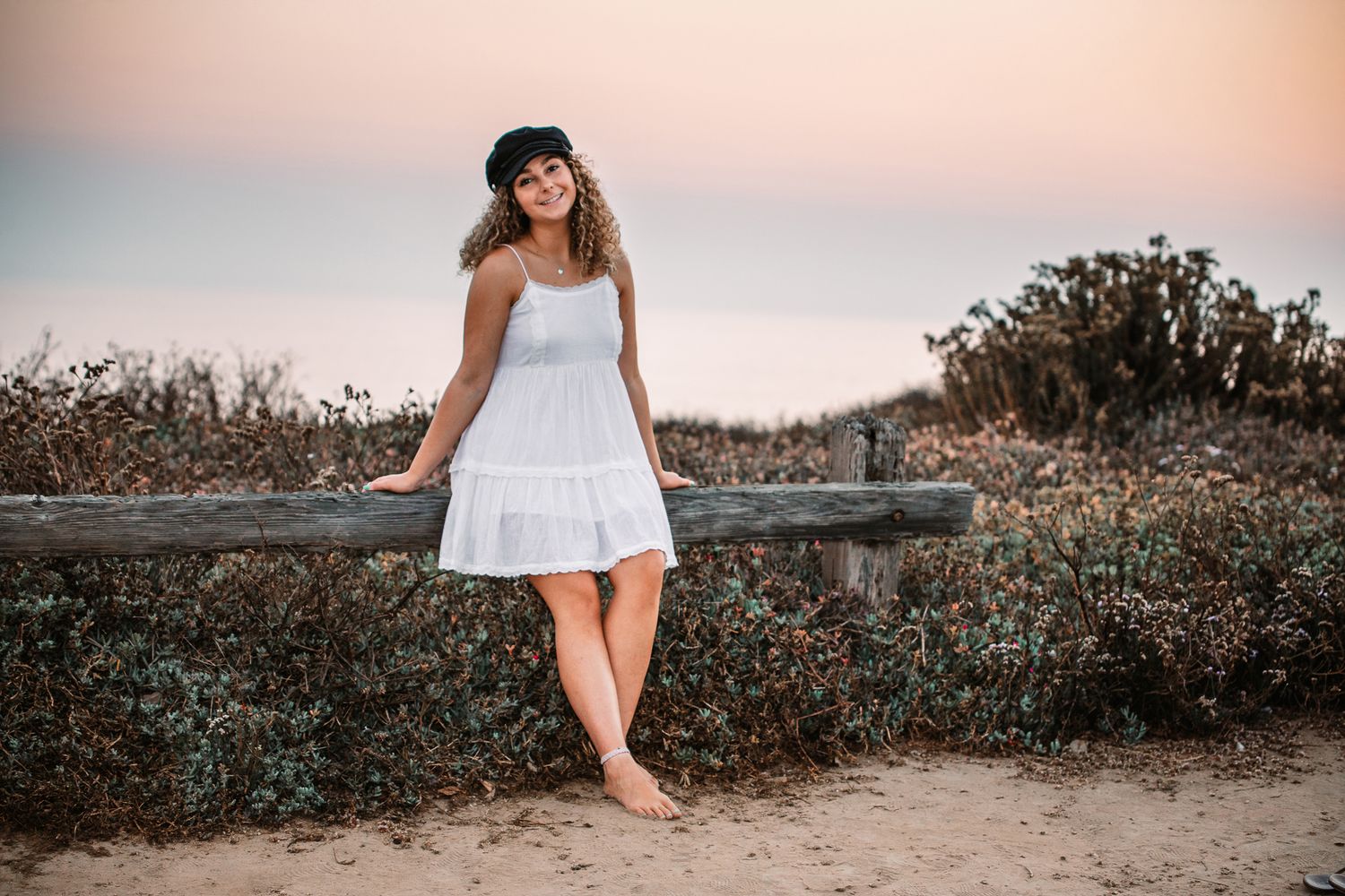 Outdoor senior portrait session in Oceanside CA captured by North County San Diego senior photographer