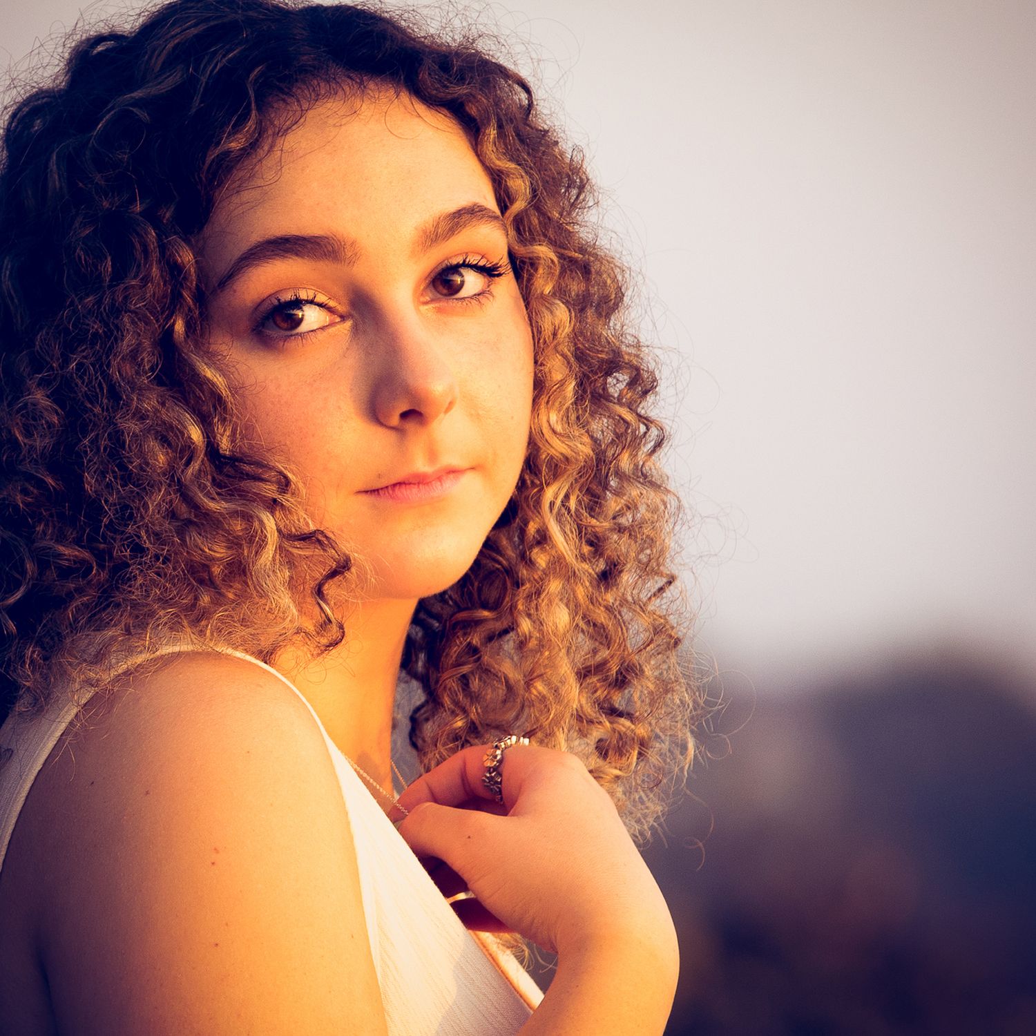 High school senior studio portrait in Bonsall CA graduation photography session