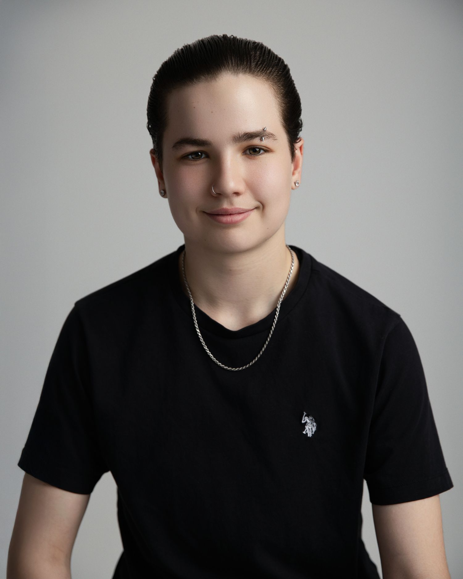 High school senior studio portrait in Bonsall CA graduation photography session