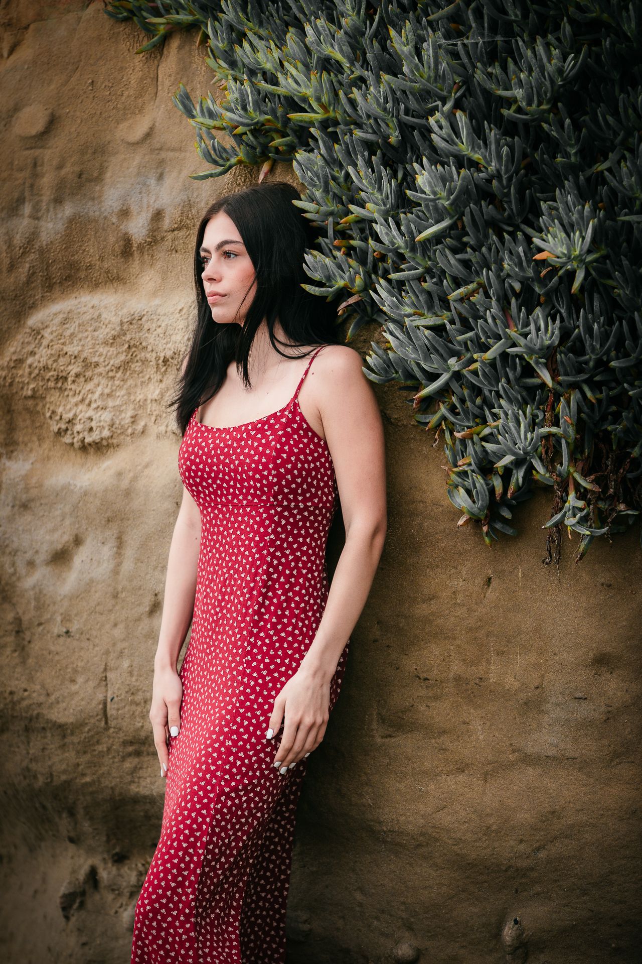 Beach senior photography session in Vista CA for high school graduation portraits