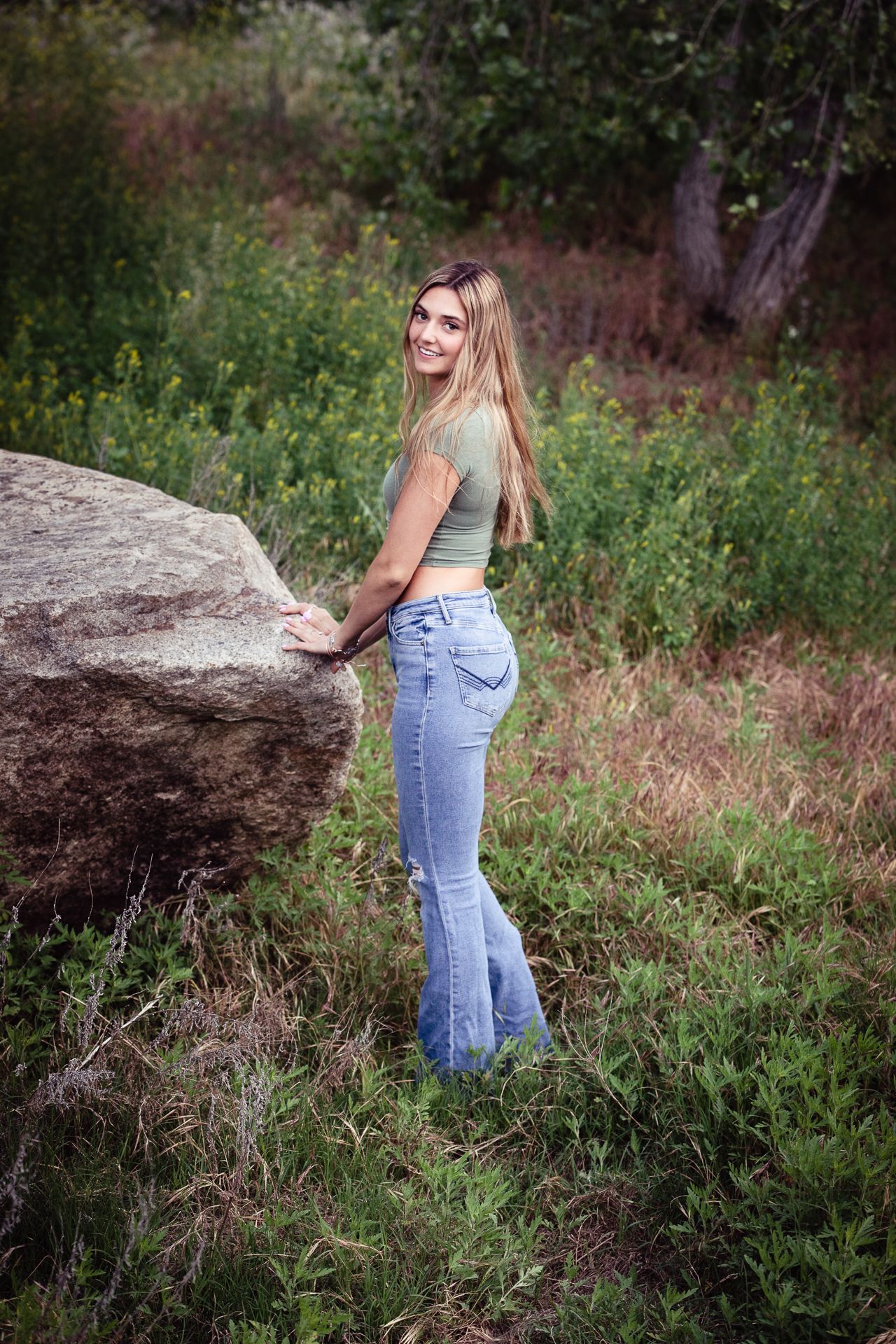 High school senior studio portrait in Bonsall CA graduation photography session