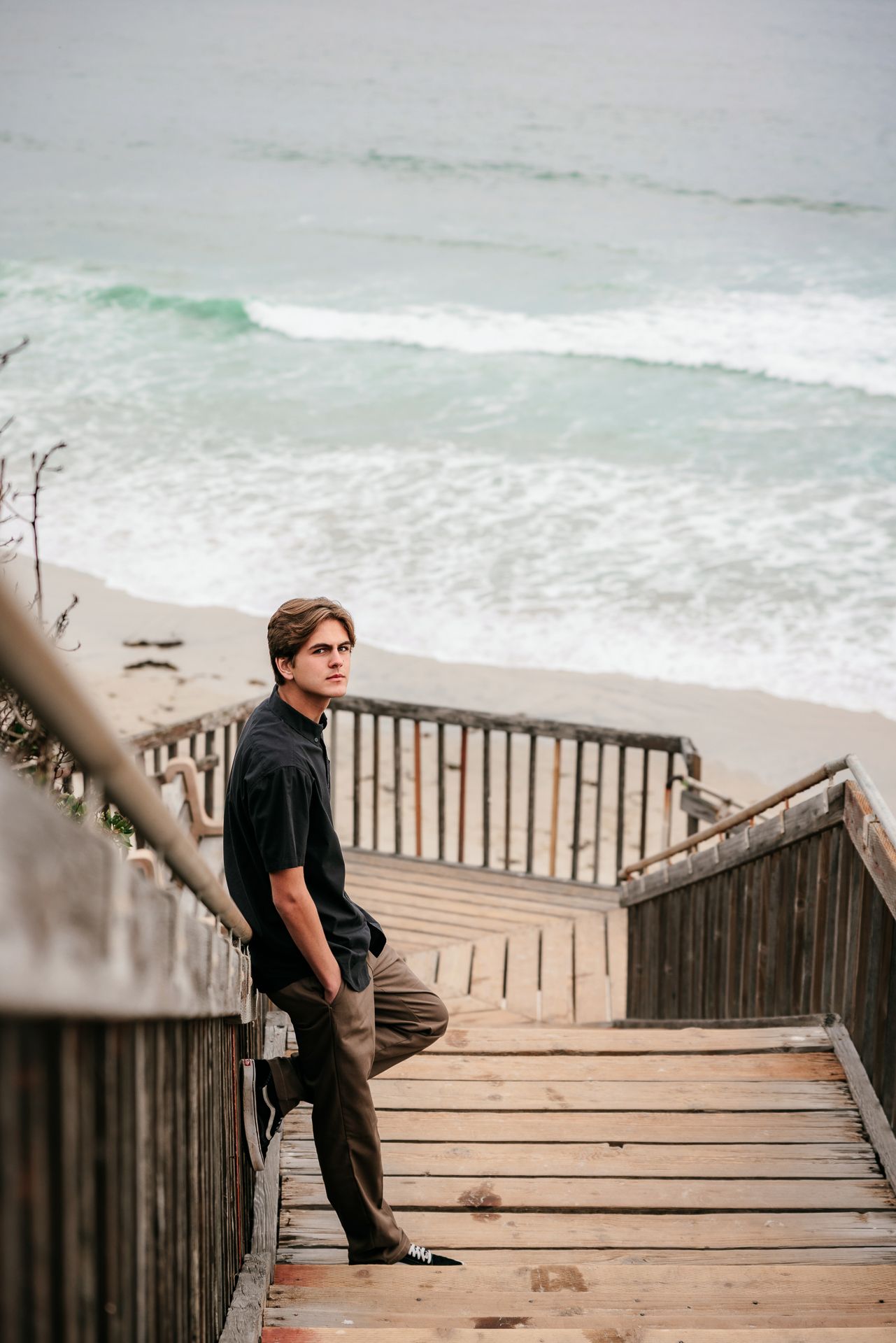Outdoor senior portrait session in Oceanside CA captured by North County San Diego senior photographer