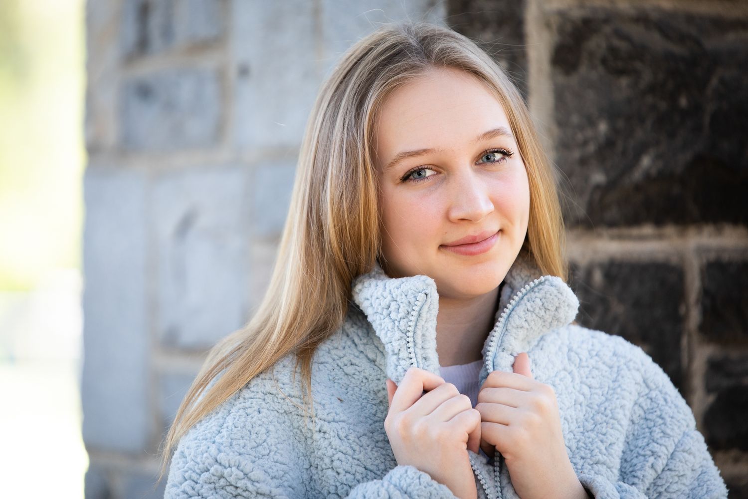 High school senior studio portrait in Bonsall CA graduation photography session