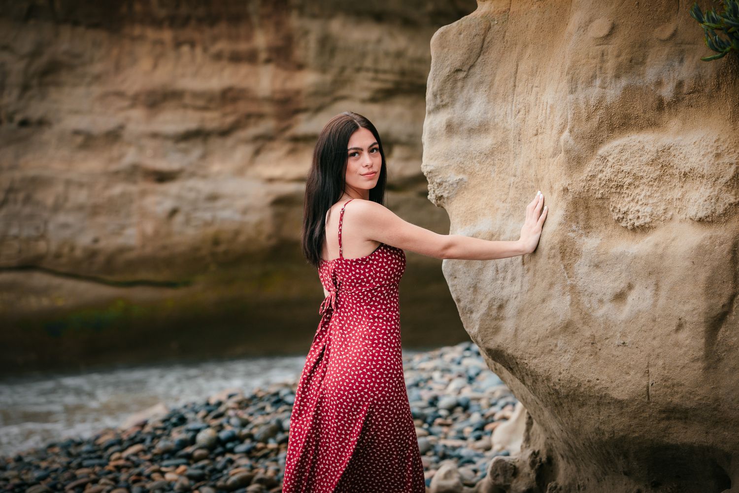 Beach senior photography session in Vista CA for high school graduation portraits