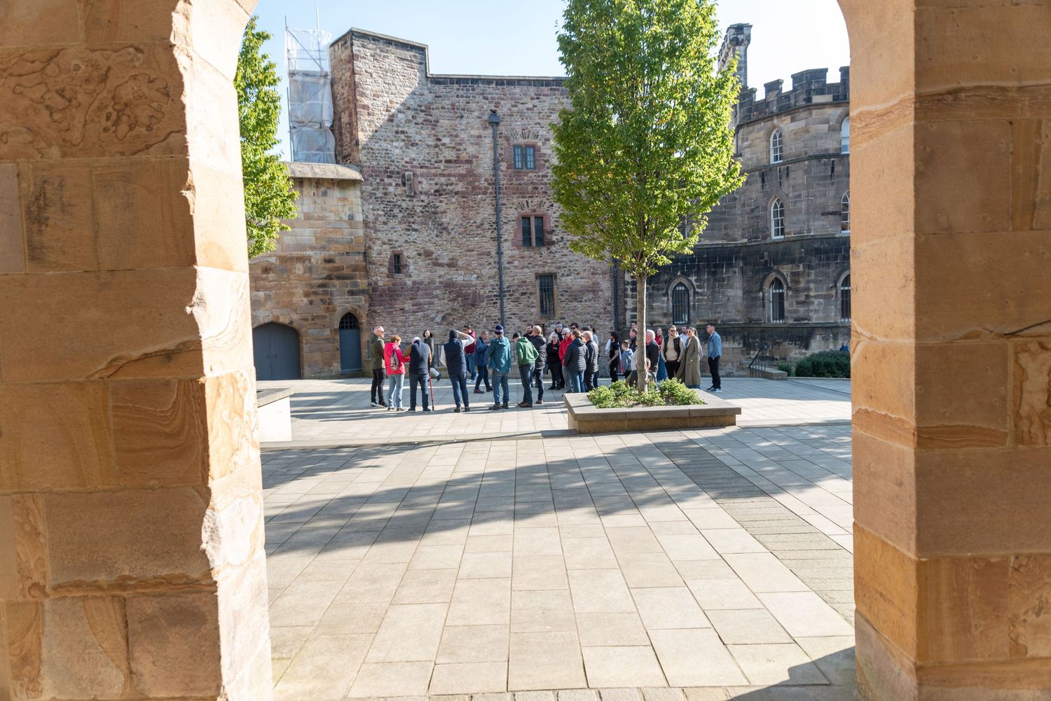 Tour guide at Lancaster Castle