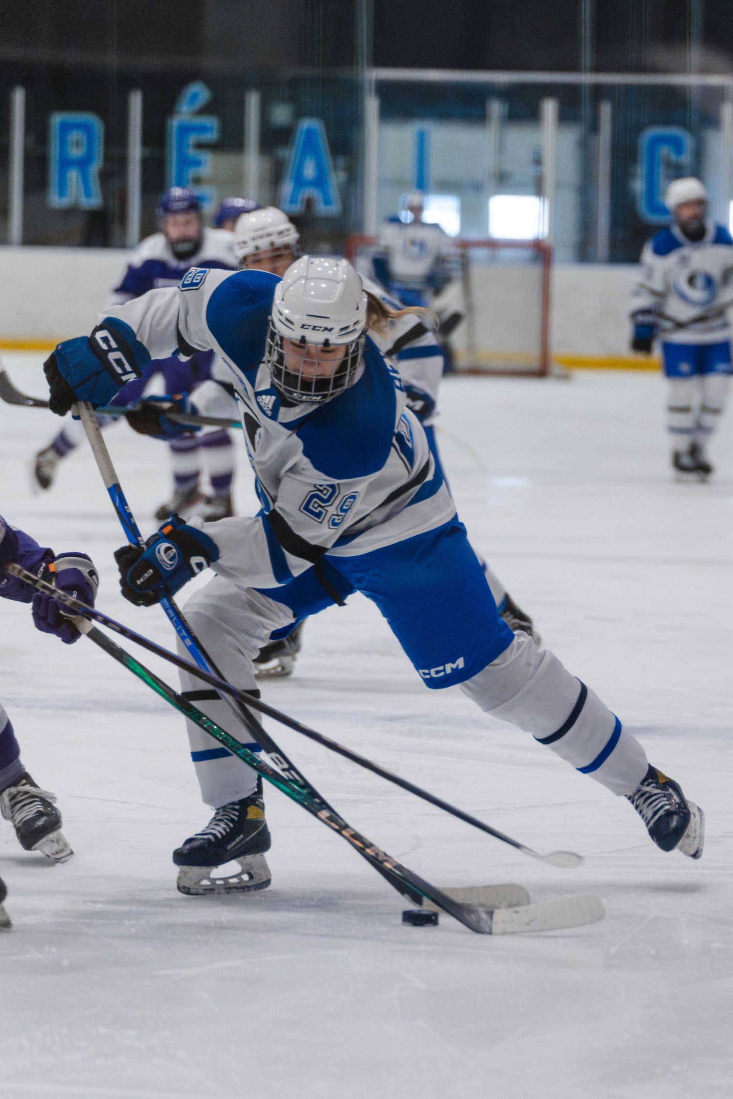 Photographie sportive, Hockey féminin, Carabins de l'Université de Montréal