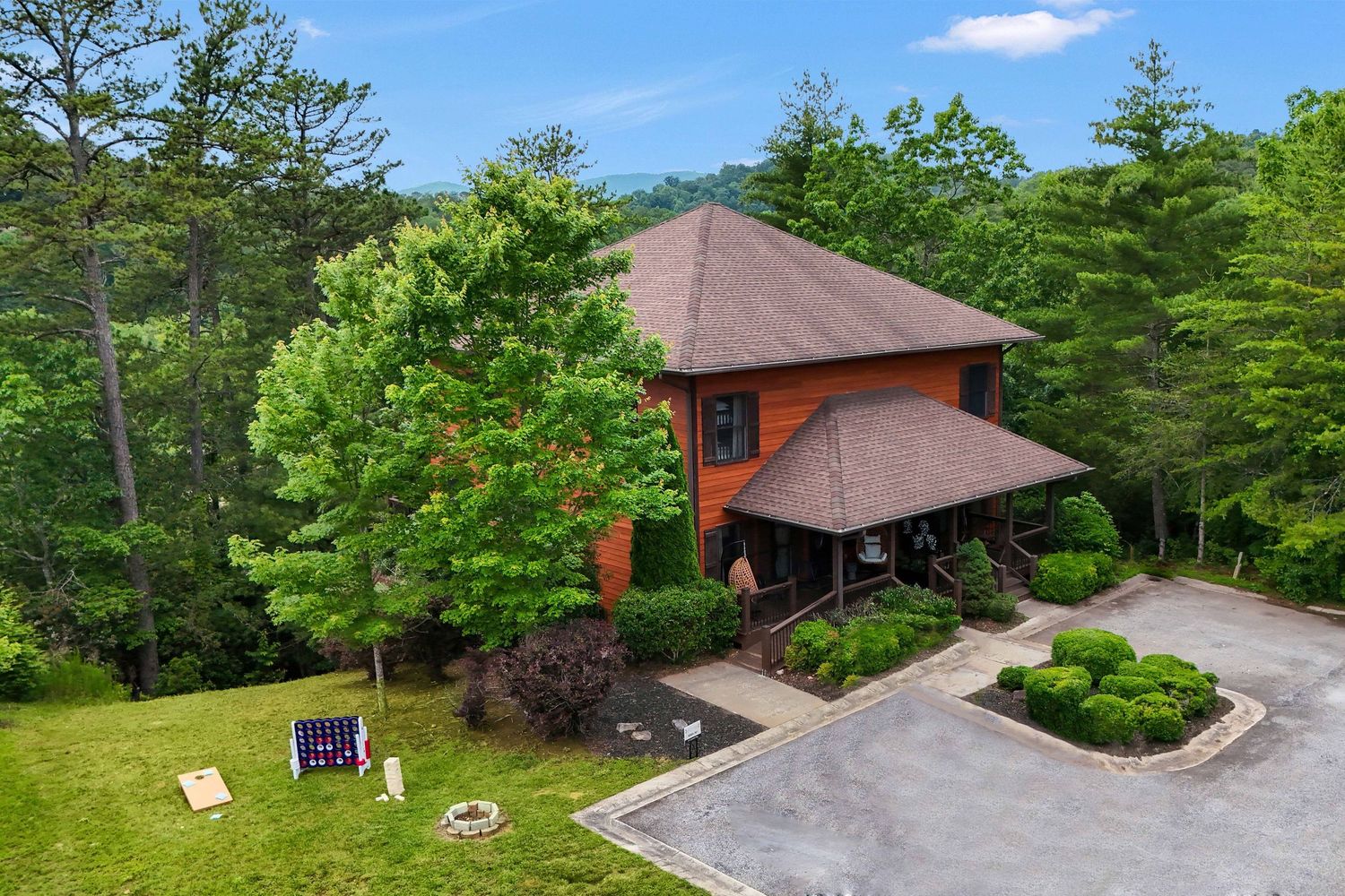 Georgia mountains aerial photography