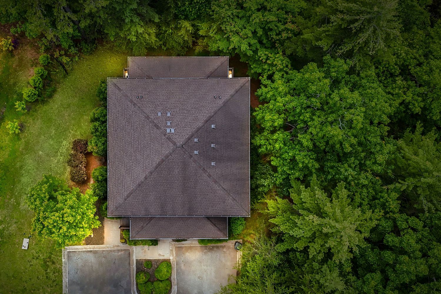 Georgia mountains aerial photography