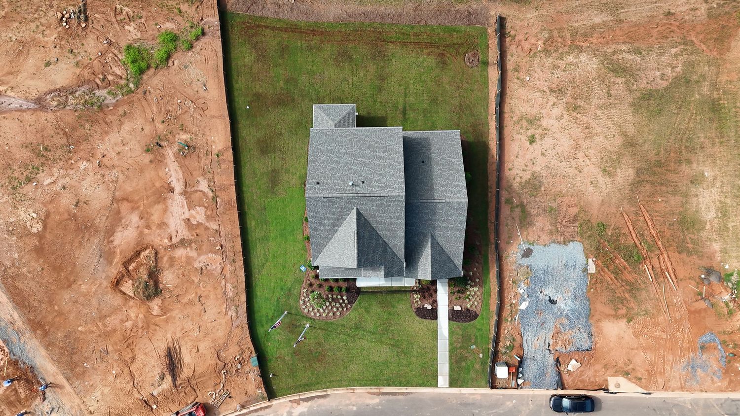 drone photography and video of construction sites