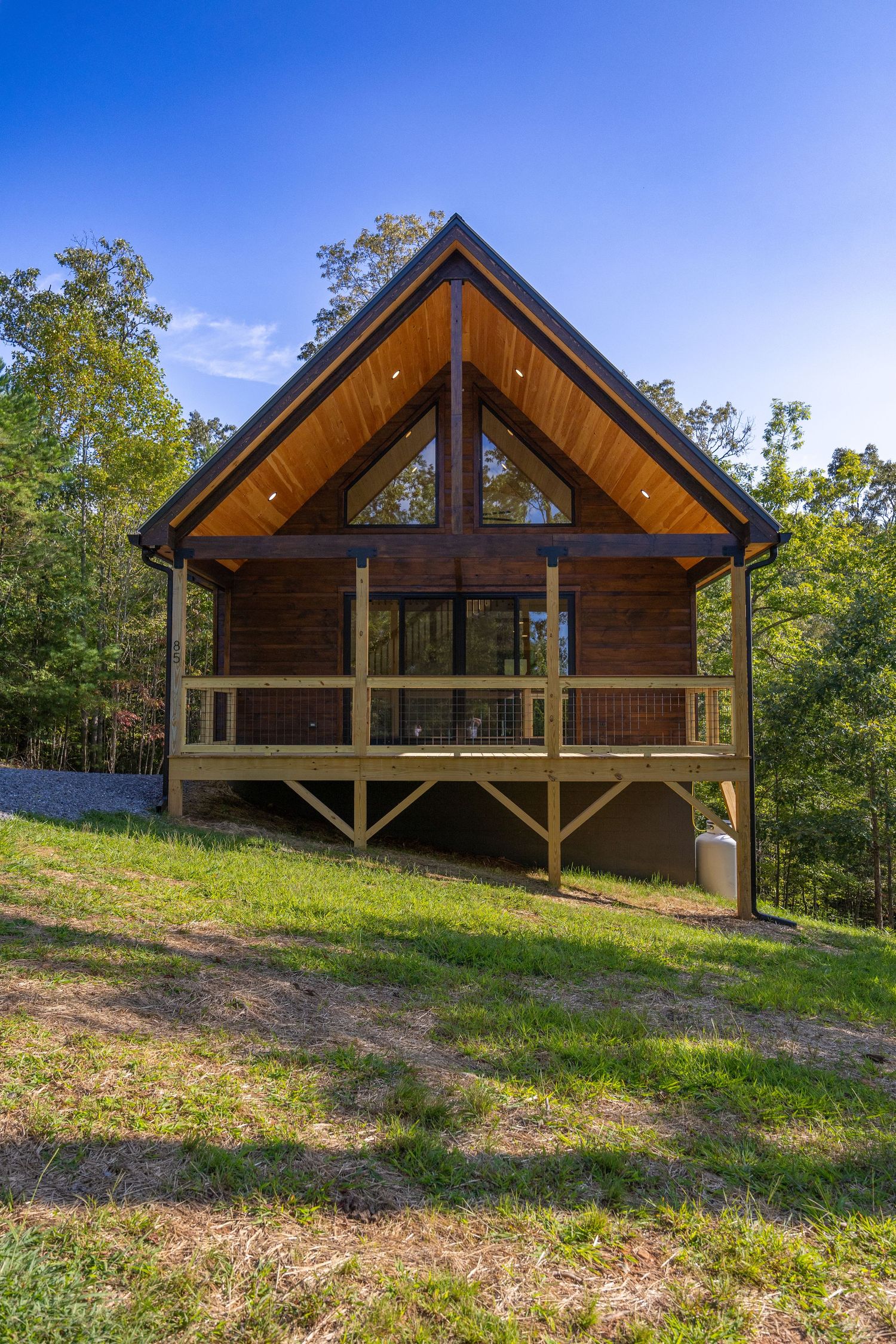 Marketing photo of a newly built home