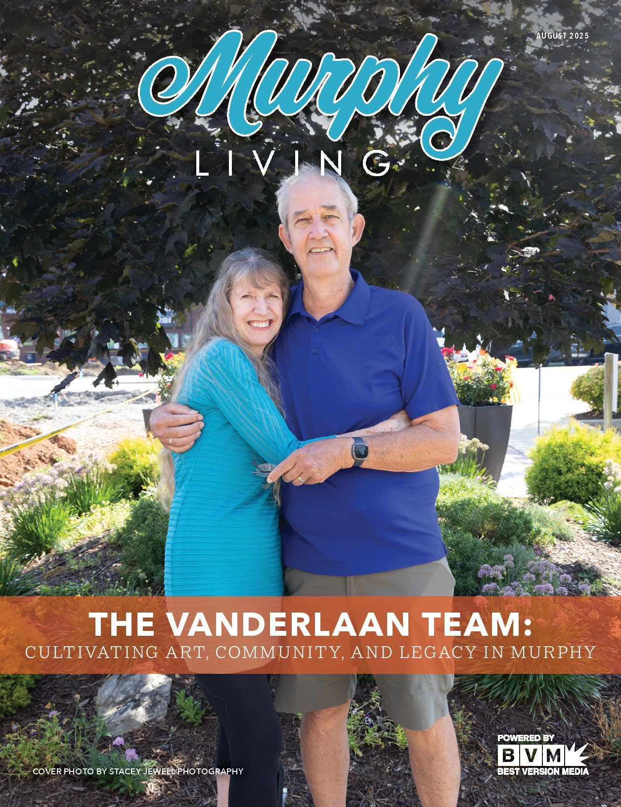Magazine cover featuring the photographers work